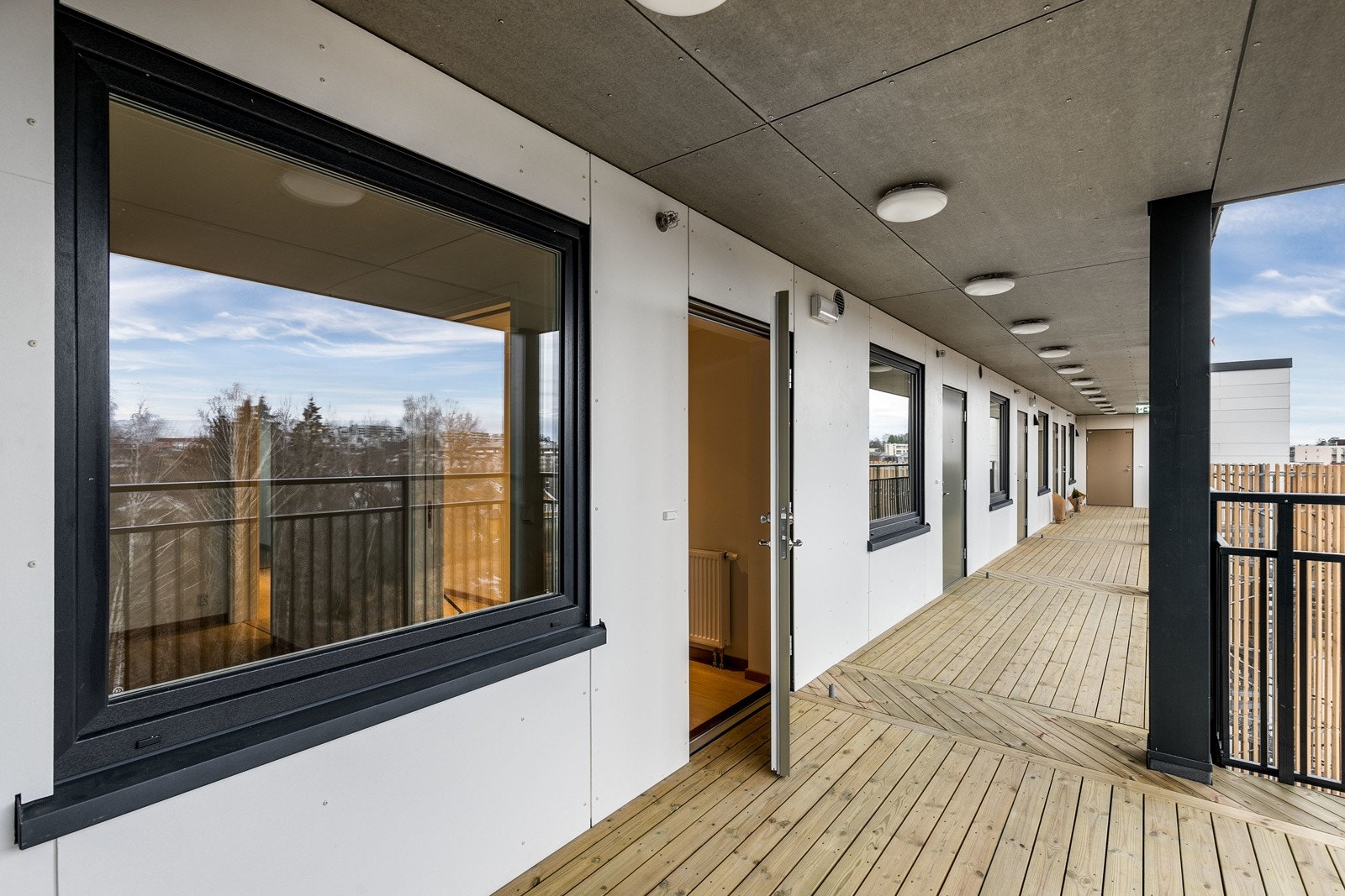 Leiligheten har inngang fra svalgang Galleribilde