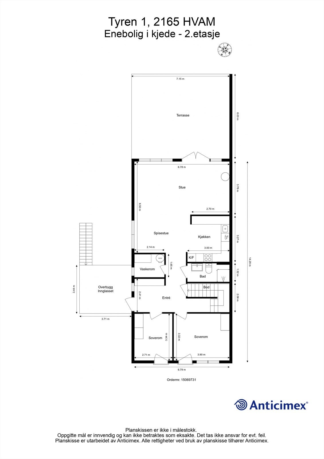 Plantegning 2. etasje. Galleribilde