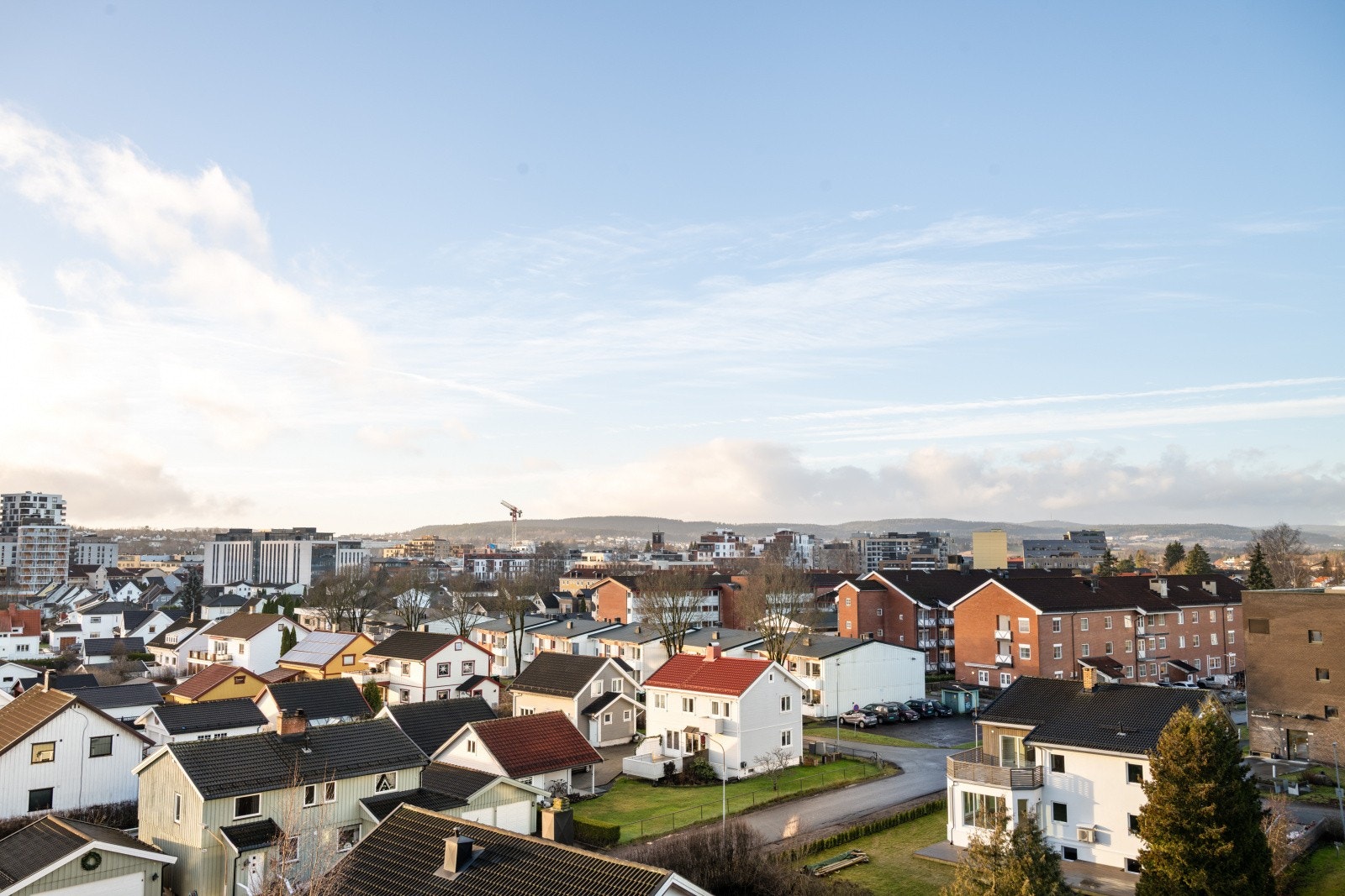 Utsikt fra balkongen Galleribilde