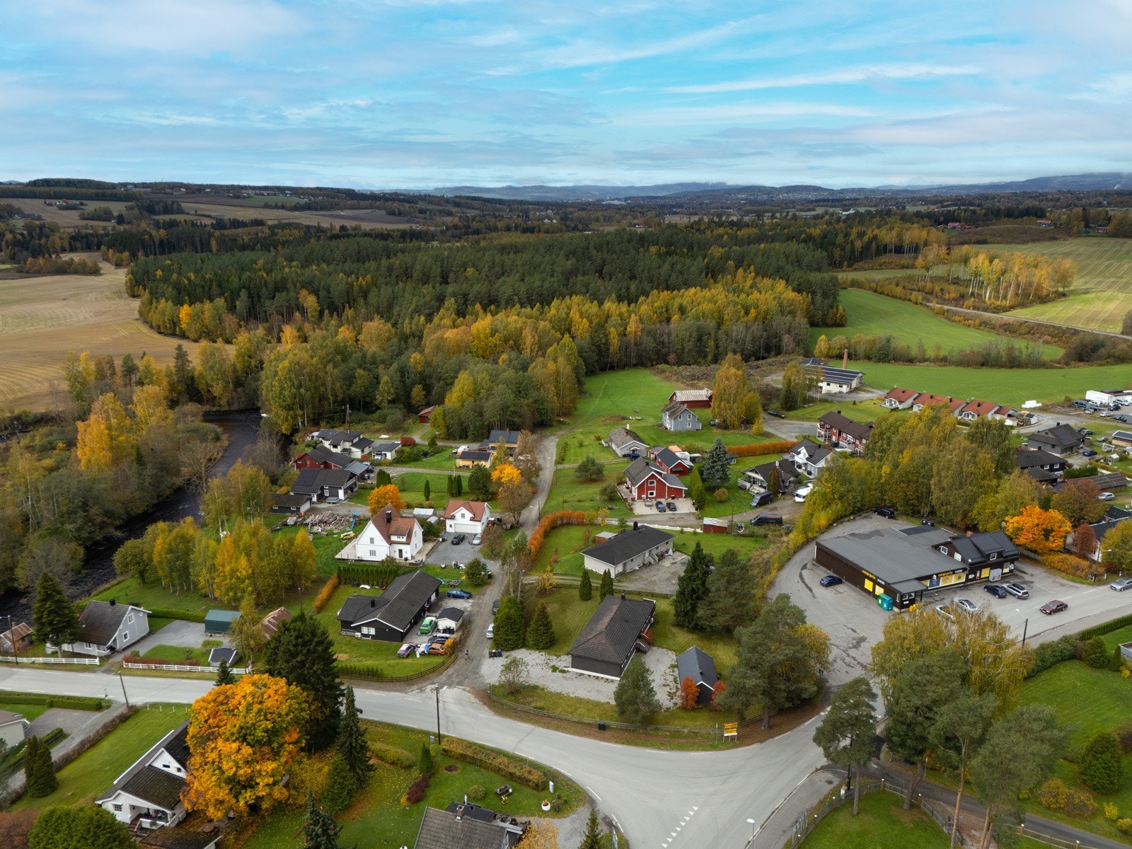 Dronefoto Galleribilde