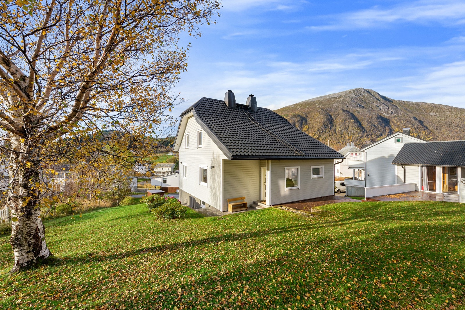 Her er det god boltringsplass for både store og små. Galleribilde