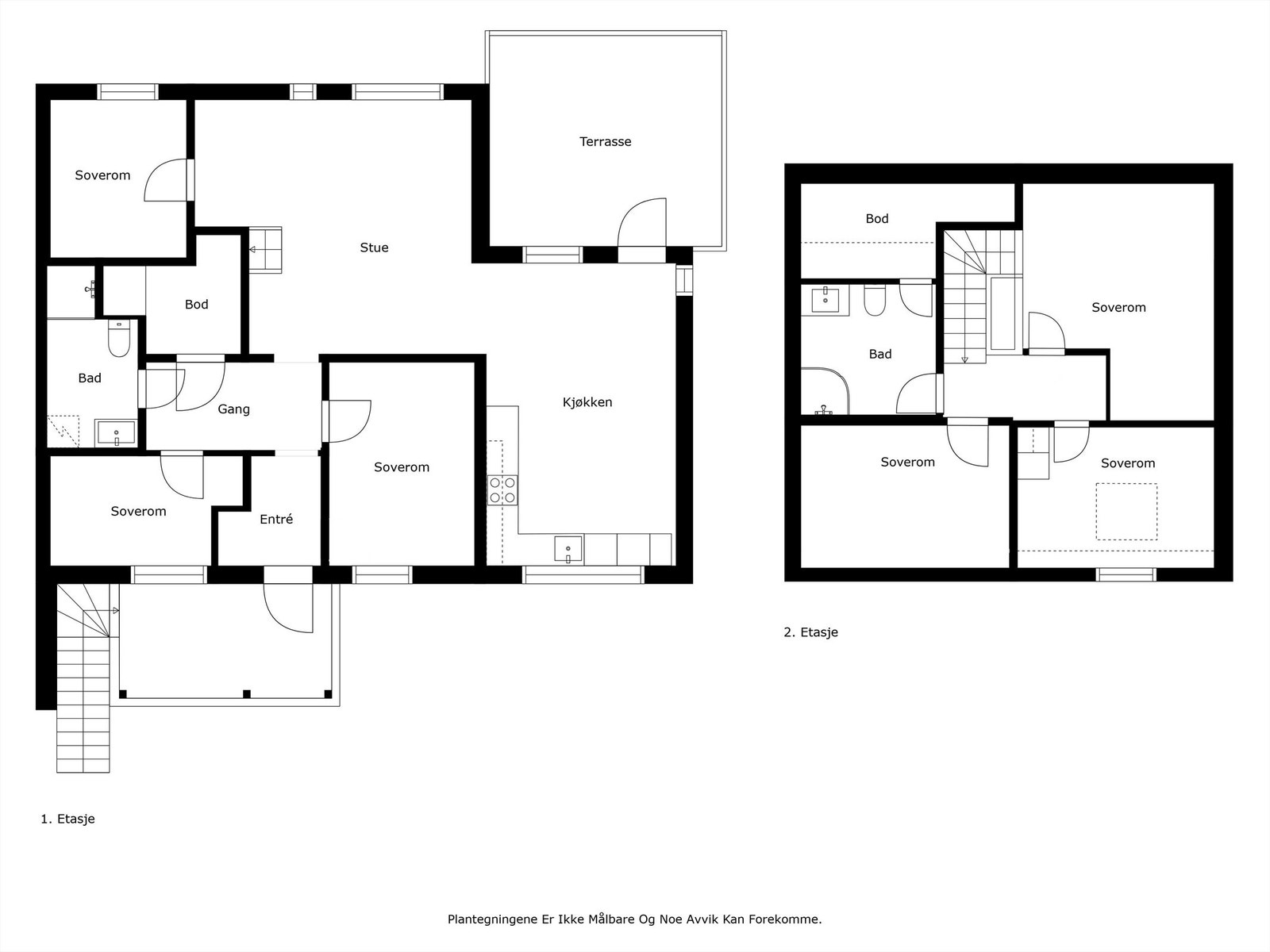 Plantegning samlet. Galleribilde