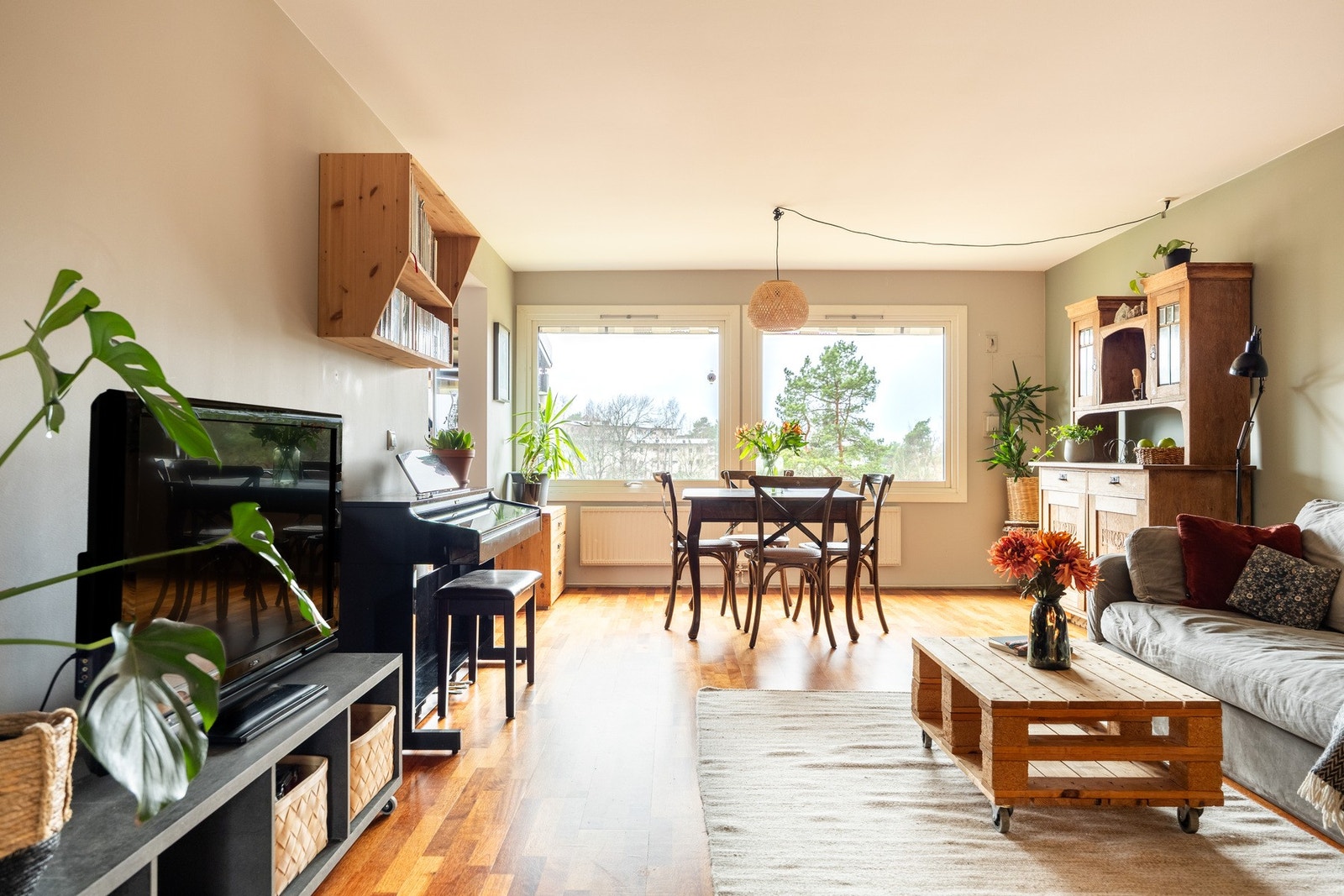 Leiligheten er stille og rolig. Galleribilde