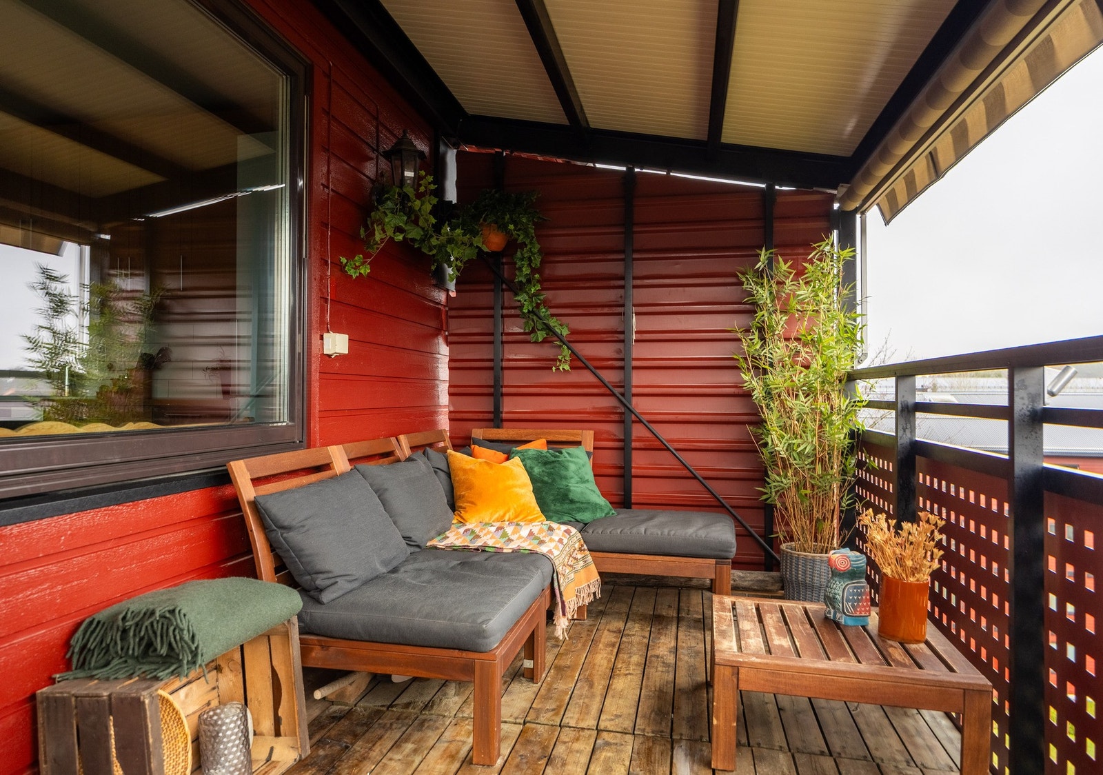 Balkongen er på 8 kvm og har god plass til ønsket utemøblement. Galleribilde