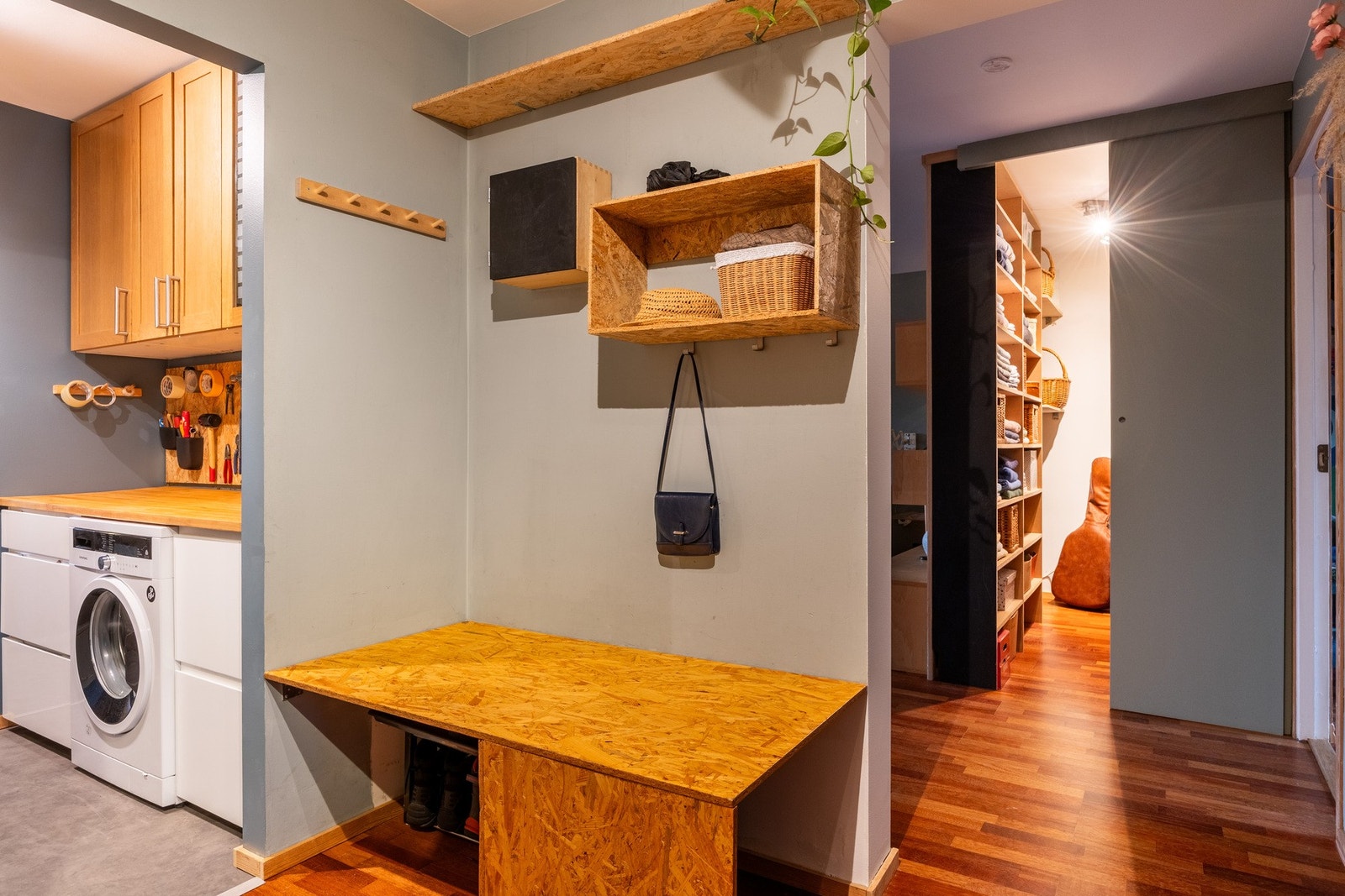 God plass for oppbevaring. Galleribilde