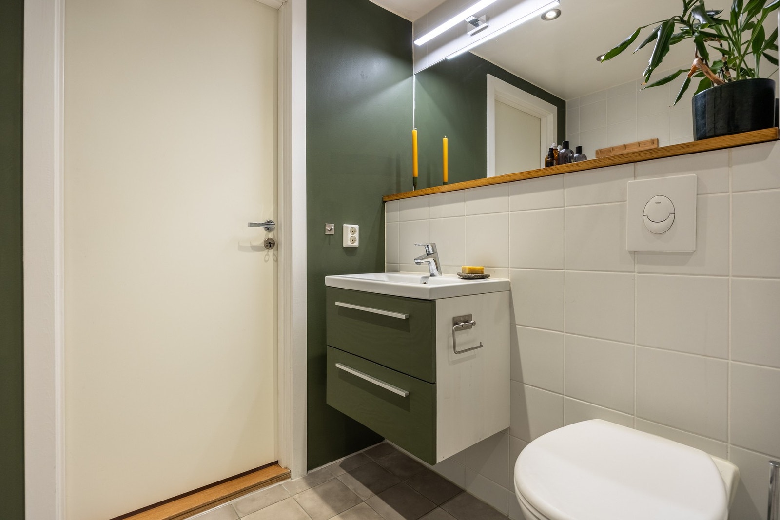 Det er varmekabler i gulvet. Galleribilde