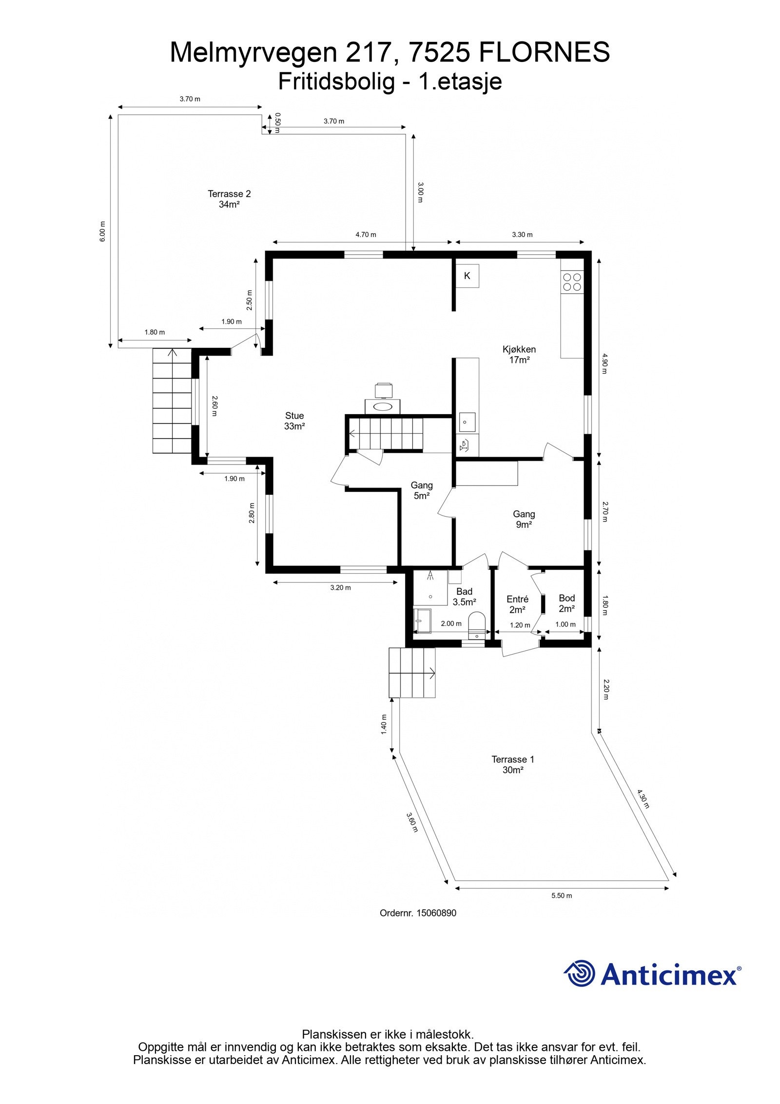 Plantegning 1. etasje. Galleribilde