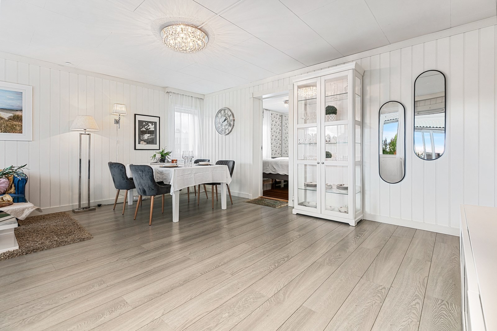 De månedlige felleskostnadene inkluderer bl.a. fyring og TV/internett. Galleribilde