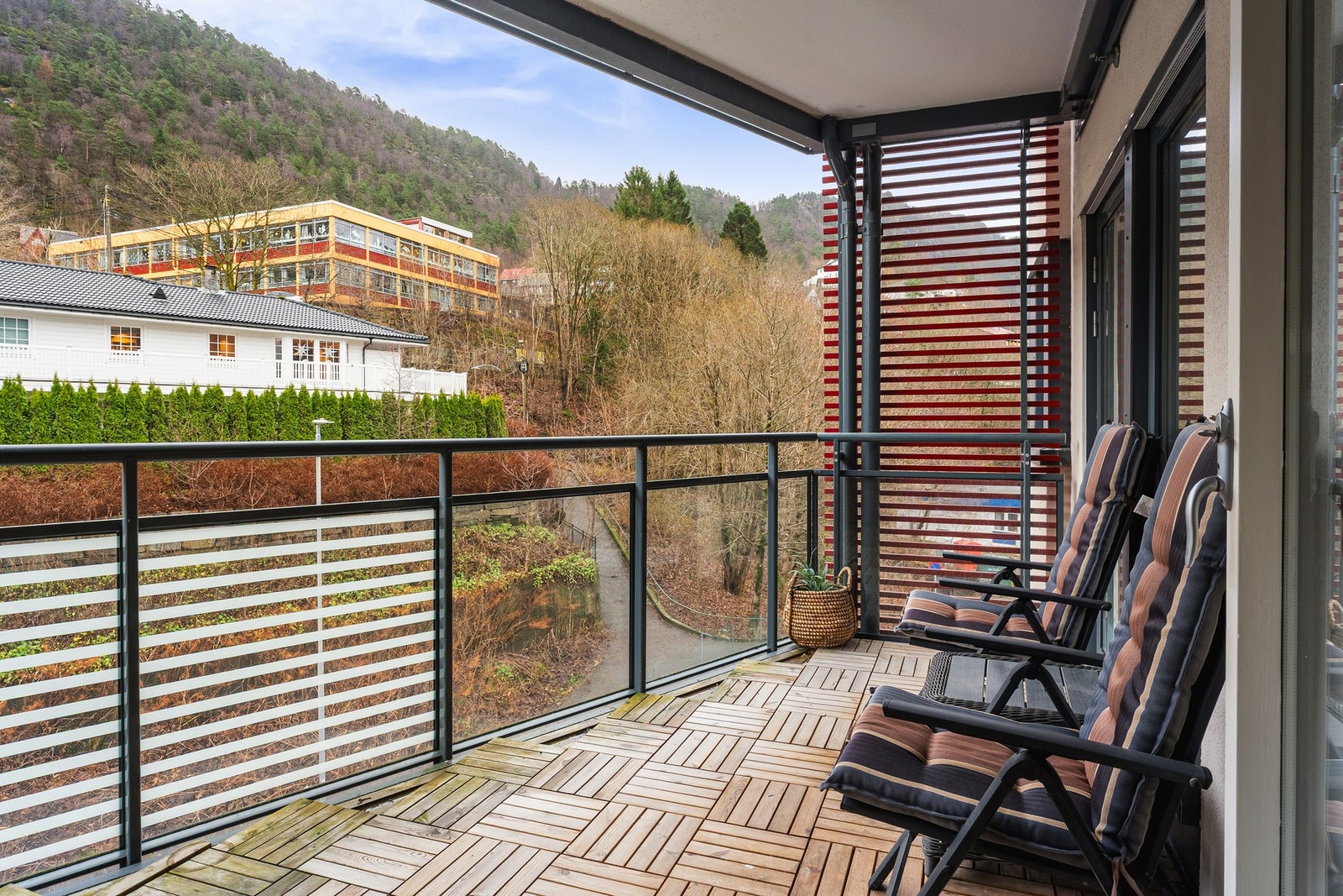 Leiligheten har en nydelig balkong på 8,3 m². Galleribilde