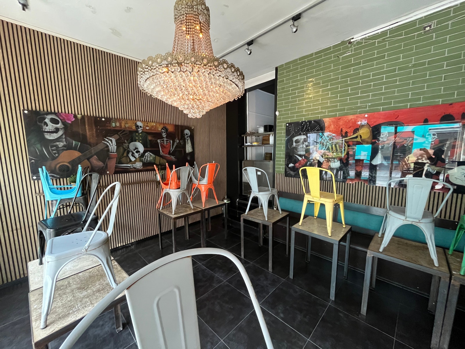 Restauranten har vært i full drift, så her kan man kjapt komme i gang med sitt konsept. Galleribilde