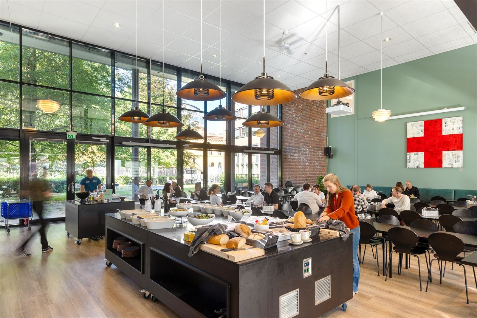 Kantine kan benyttes om ønskelig Galleribilde