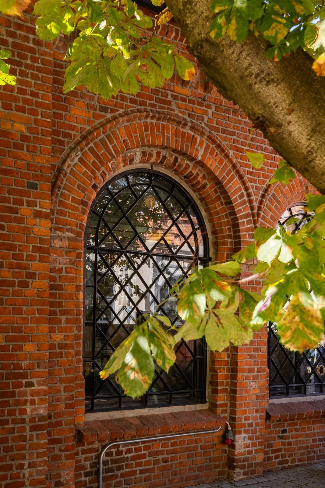 Detalje fra bygg i bakgården Galleribilde