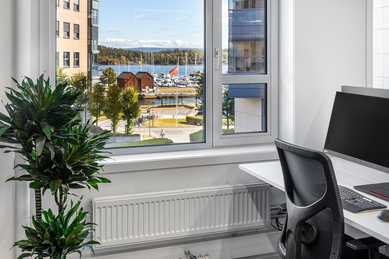 Utsikt fra deler av lokalet Galleribilde