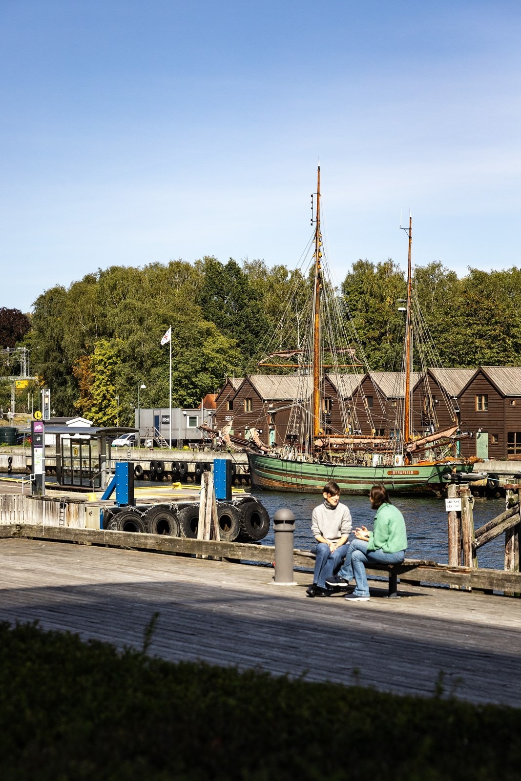 Fra bryggen Galleribilde