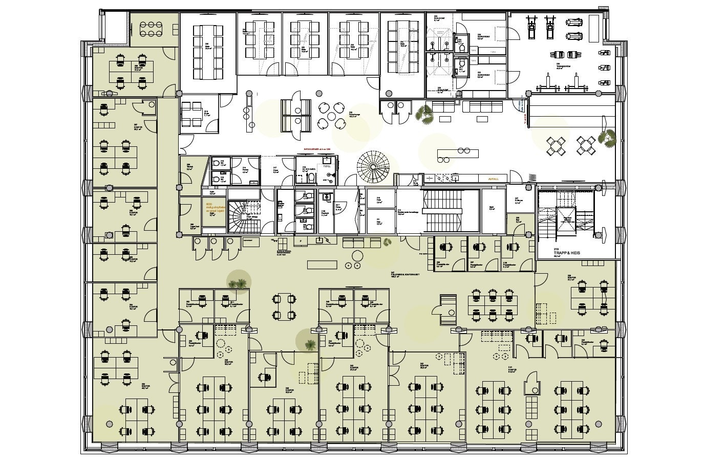 Arealplan 2 etg. Galleribilde