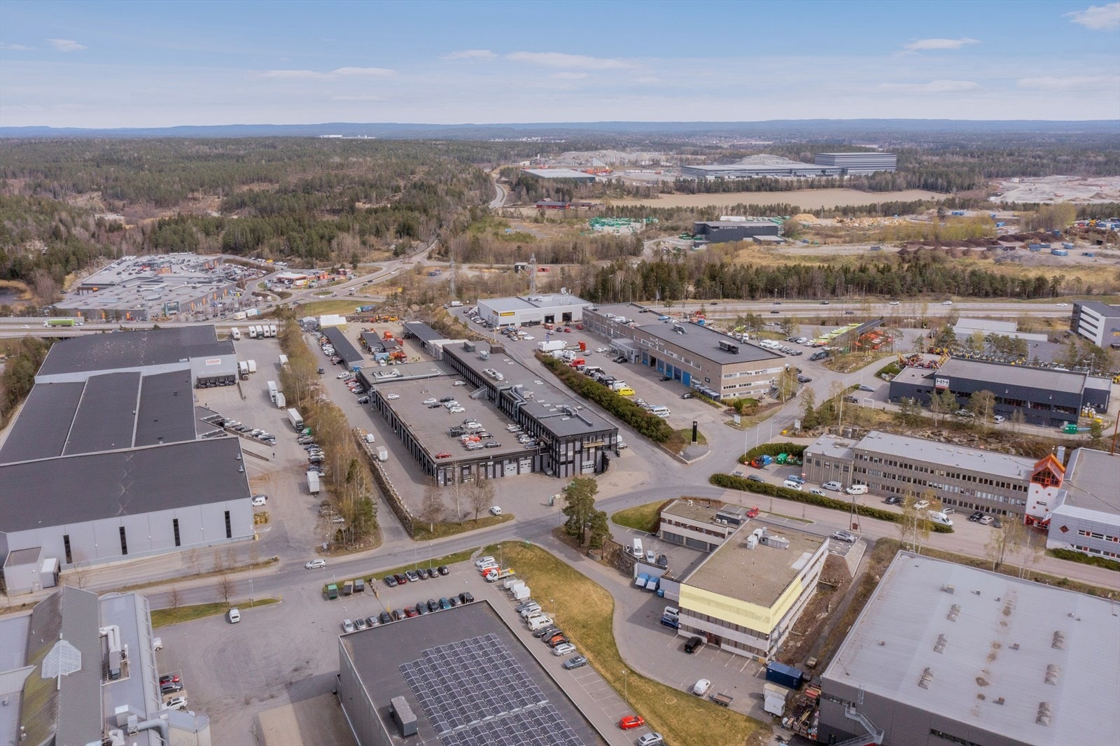 Ledige arealer er skravert. Galleribilde