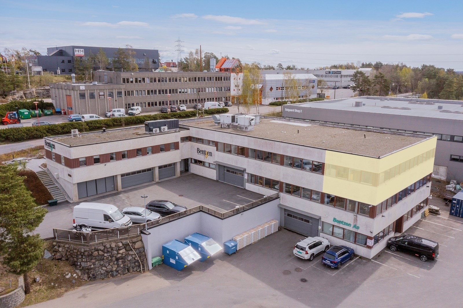 Ledige arealer er skravert. Galleribilde