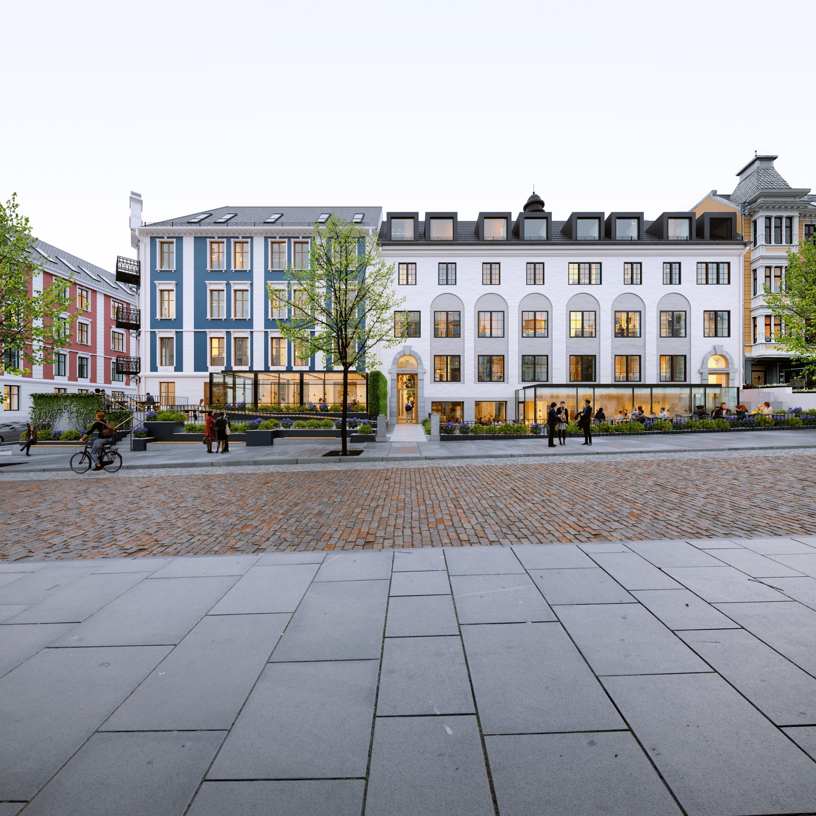 Fremsiden av bygget Galleribilde