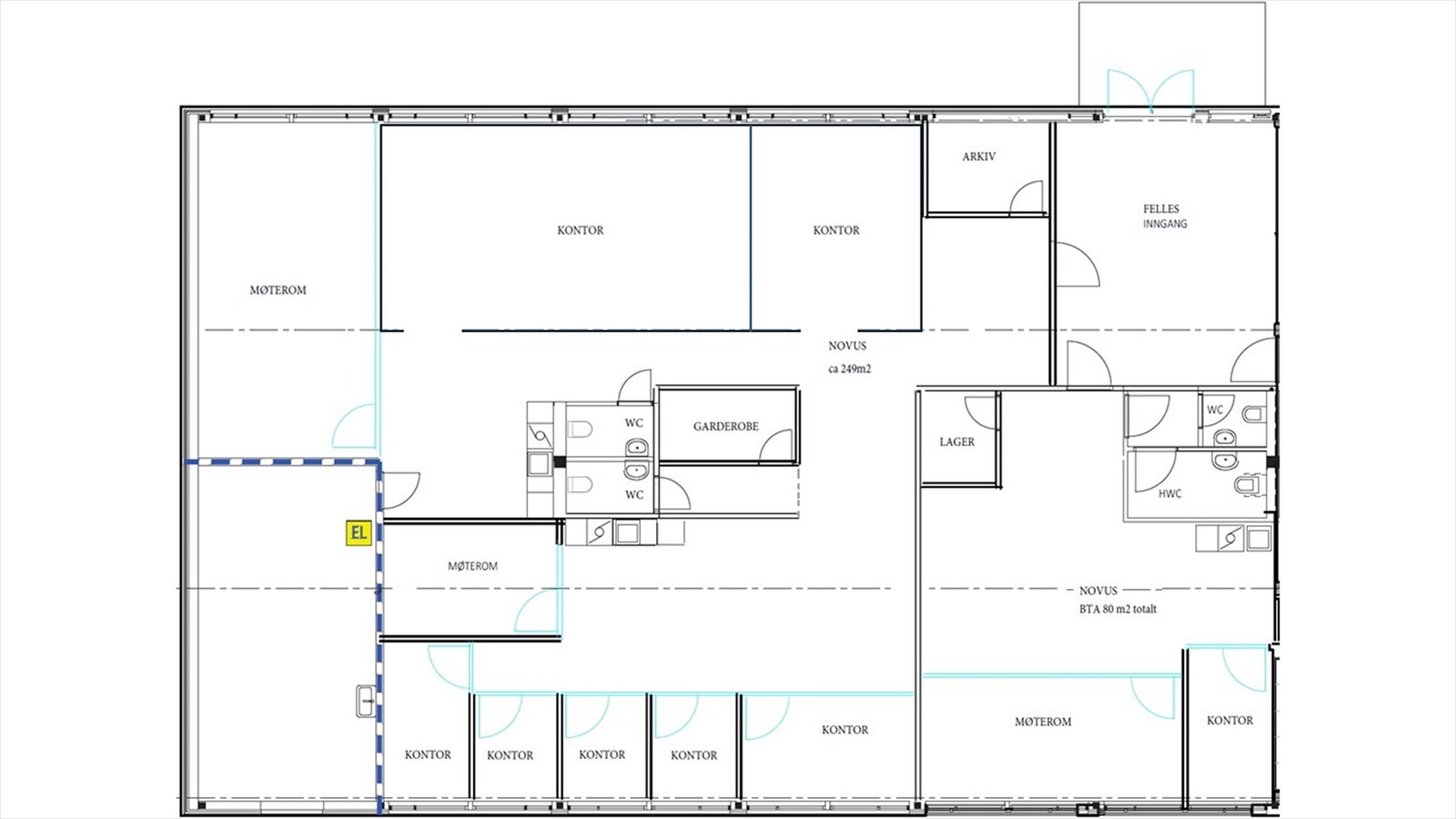 Plantegning Galleribilde