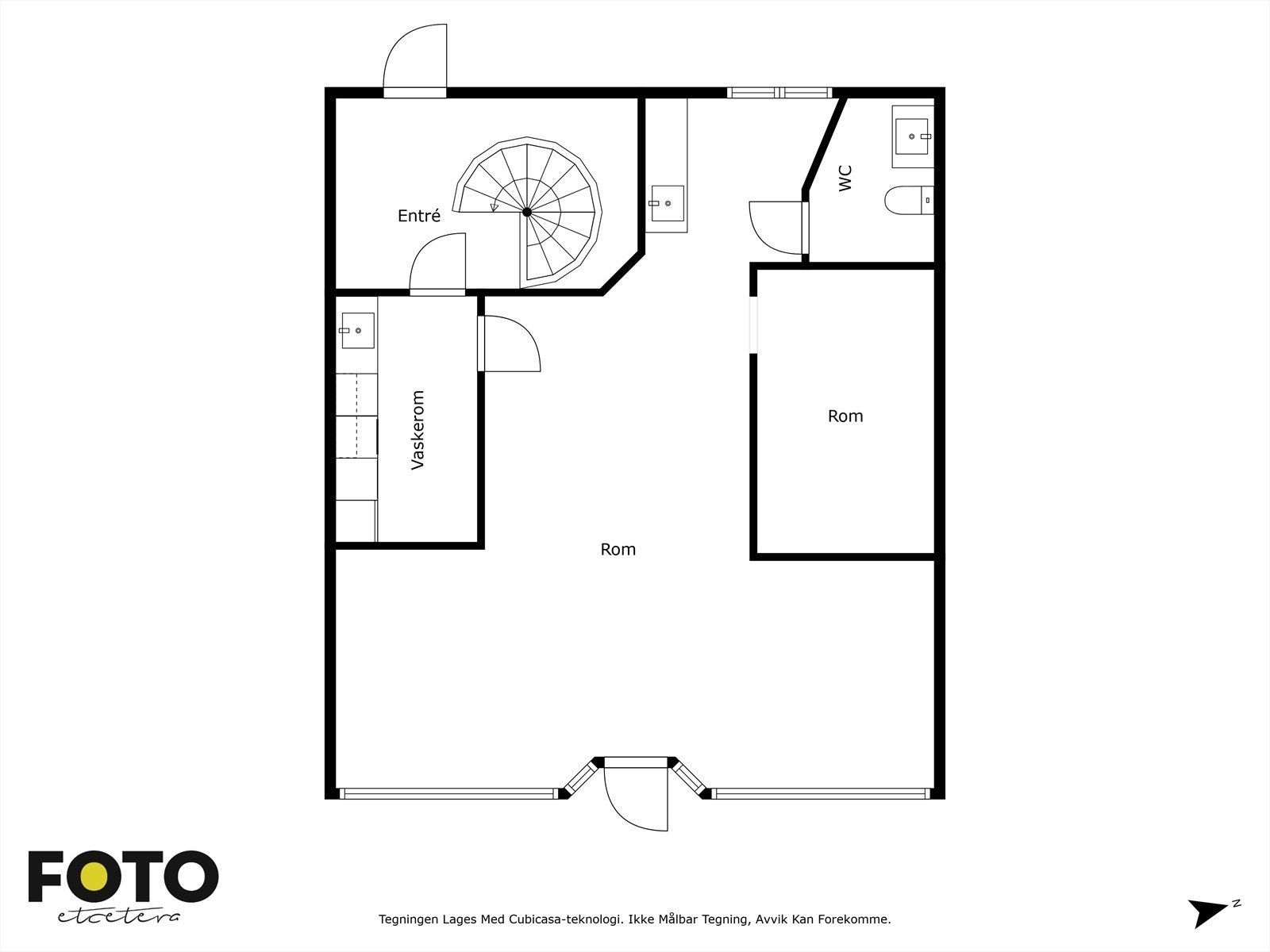 Hovedetasje - bakkeplan Galleribilde