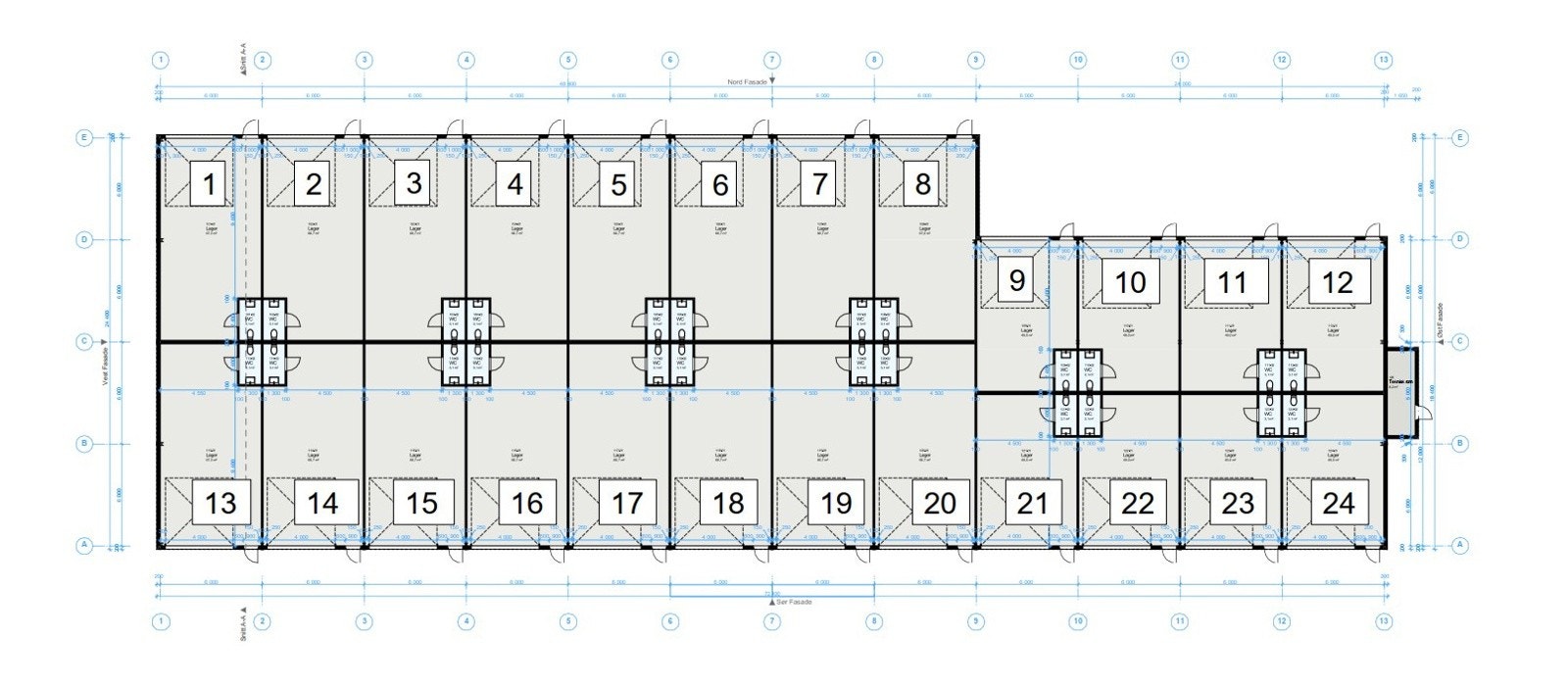 Planskisse Galleribilde