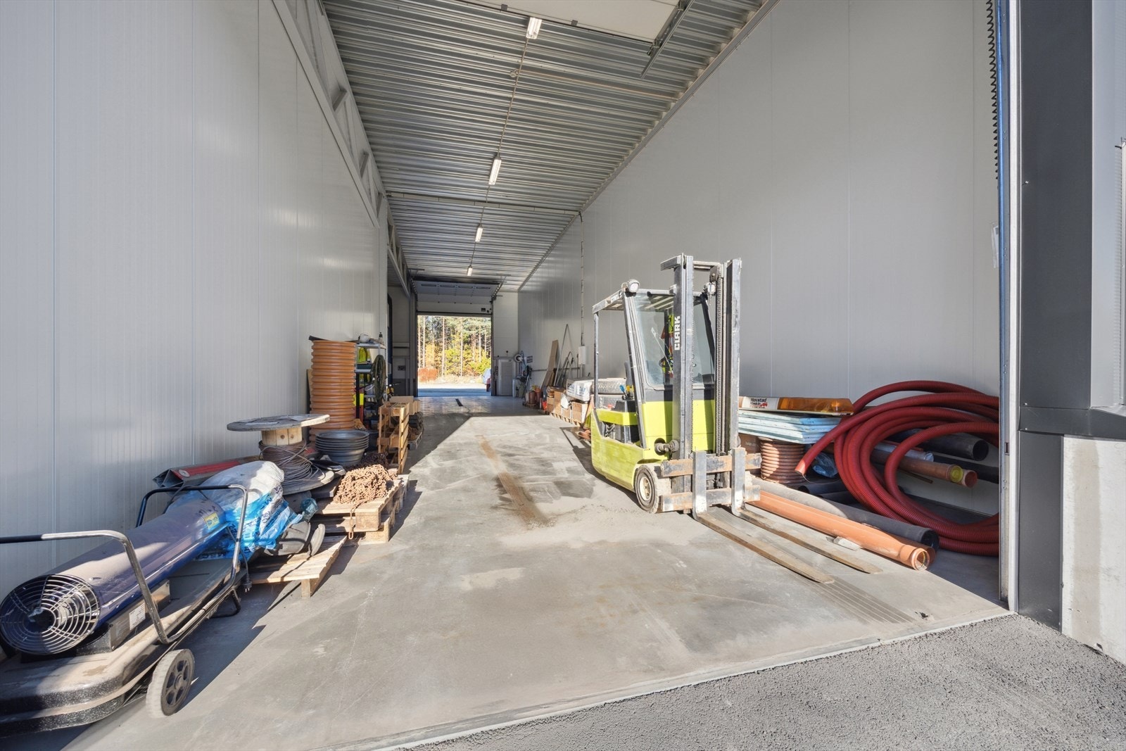 Det vil bli satt opp vegg i enden av seksjonen. Galleribilde