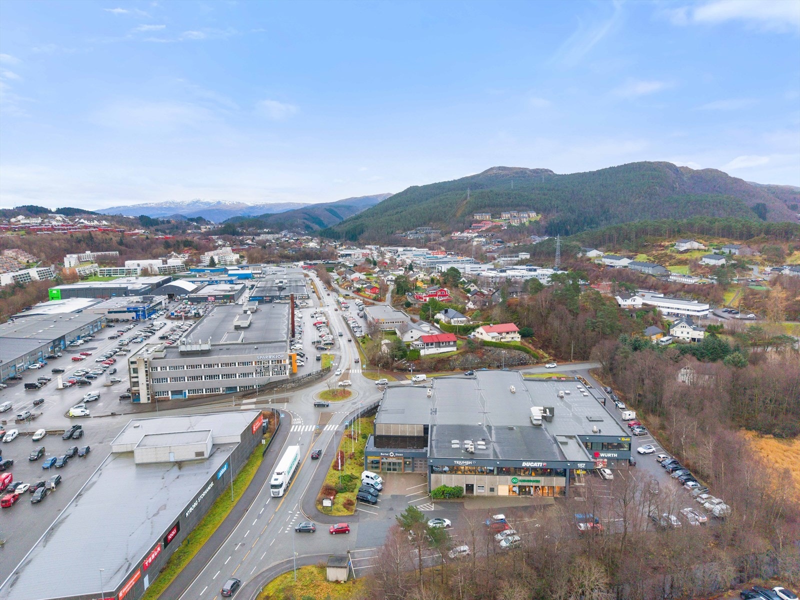 Handelslokalene har sentral plassering i Åsane Galleribilde