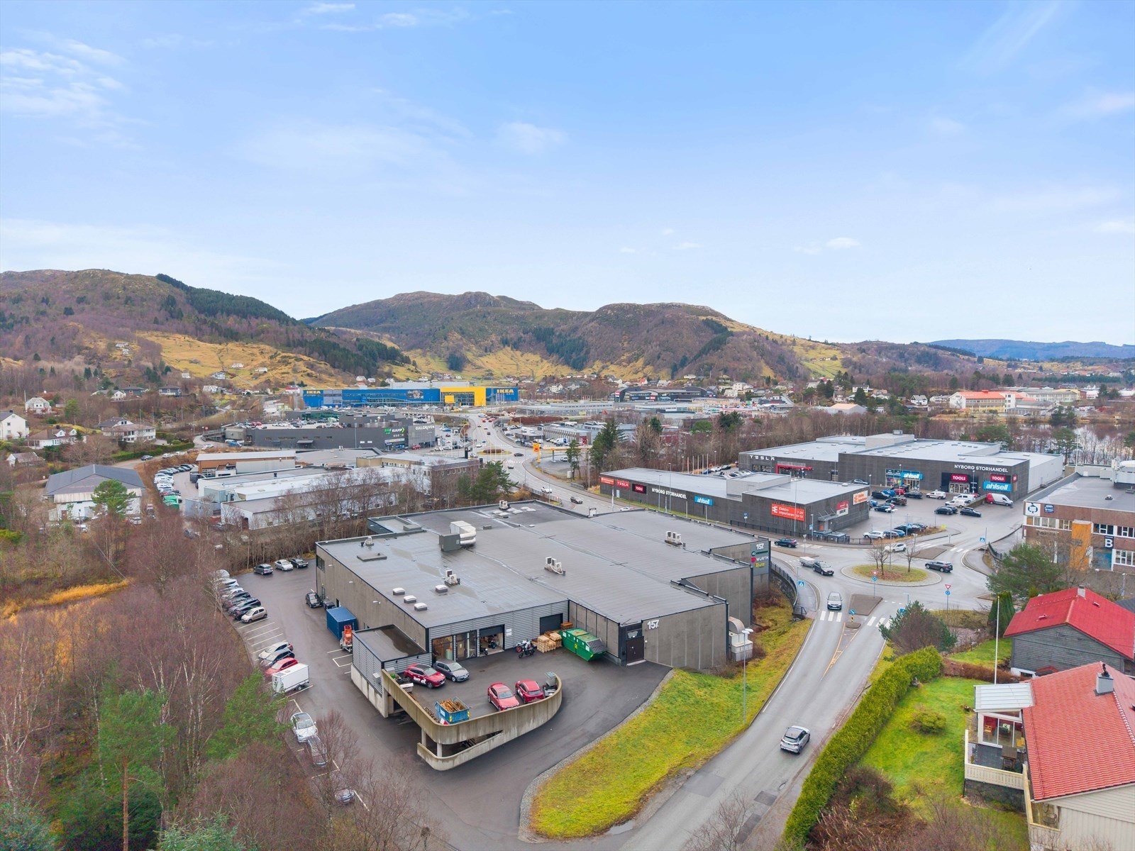 Handelslokalene har sentral plassering i Åsane Galleribilde