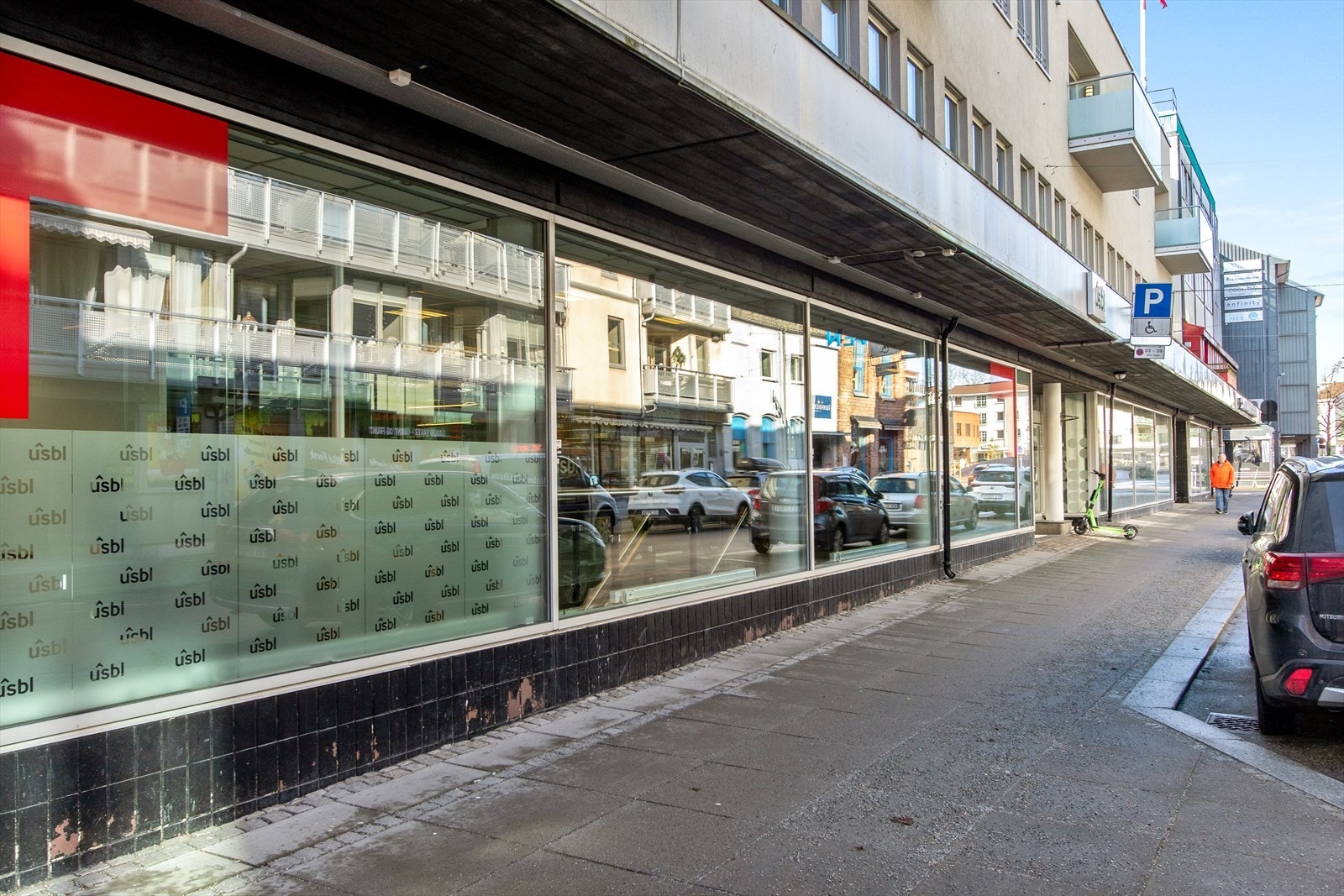 God eksponering på fasade Galleribilde