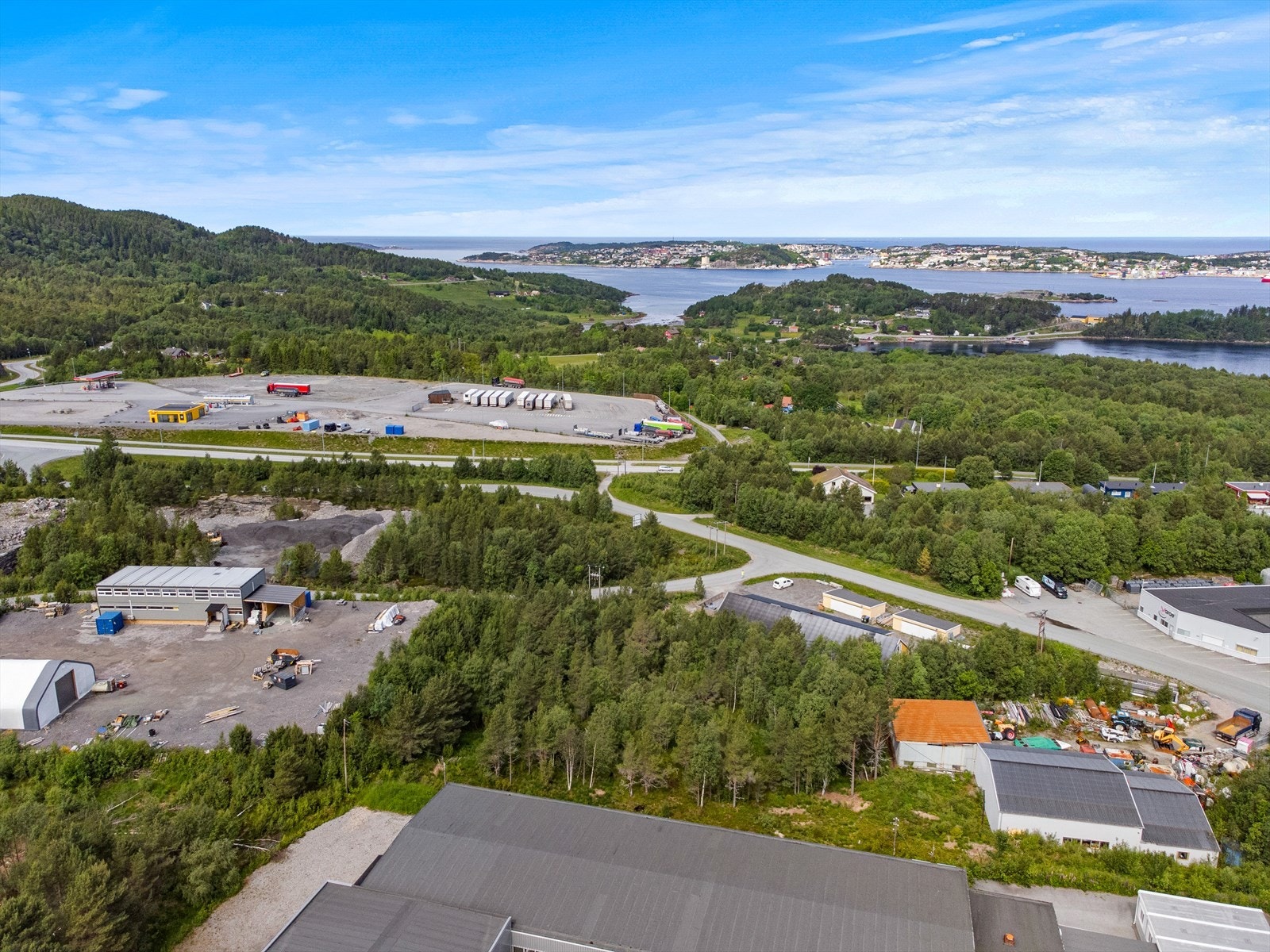 Dronefoto Galleribilde