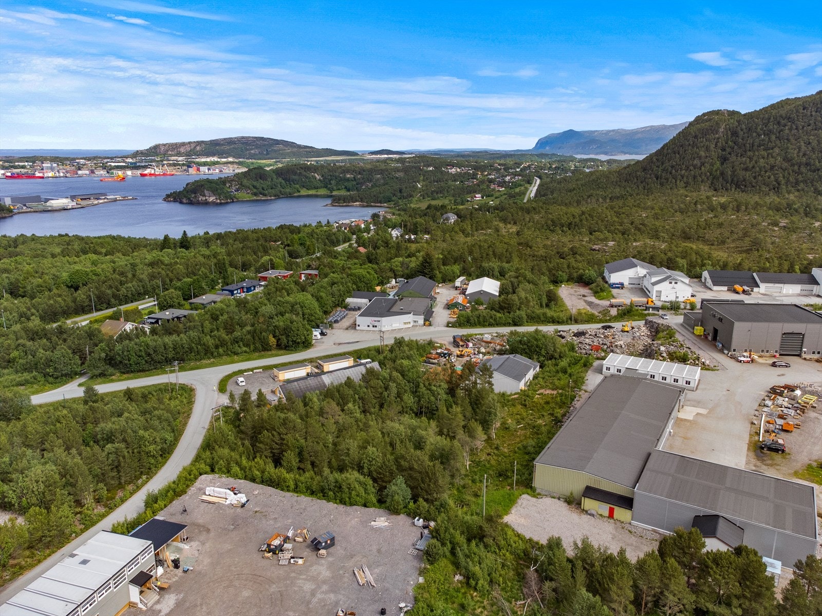 Dronefoto Galleribilde