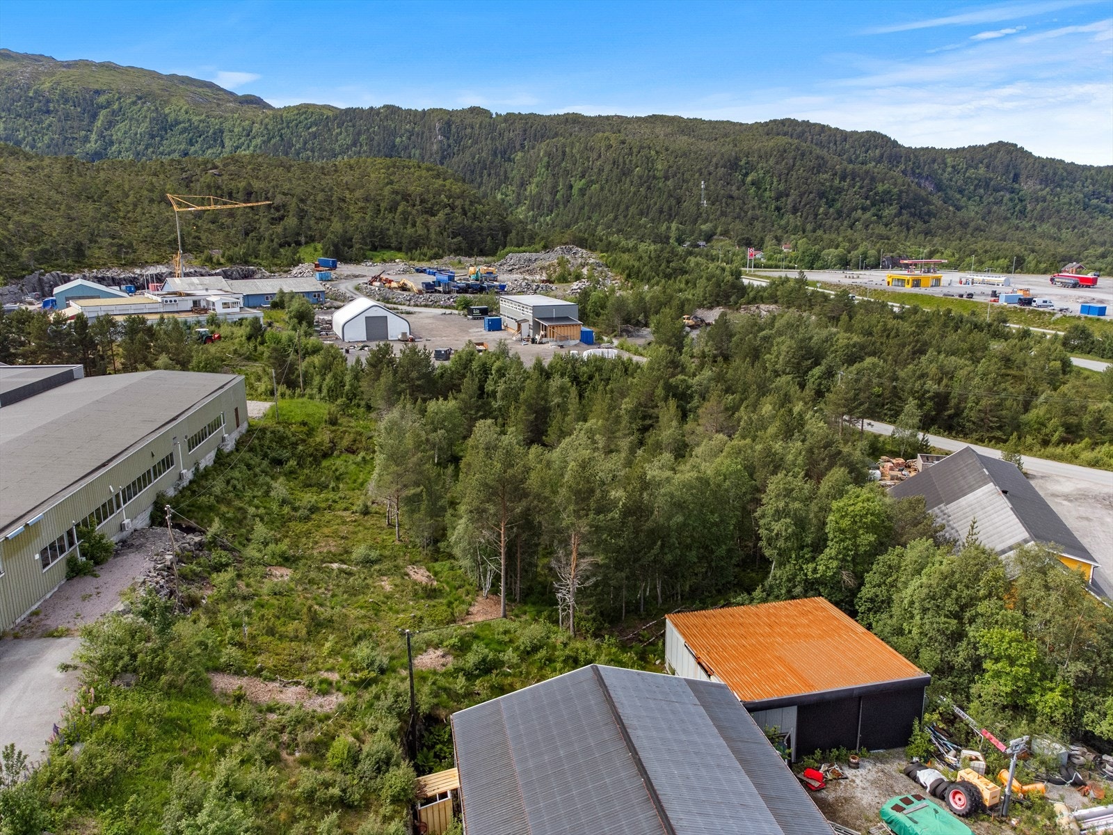 Dronefoto Galleribilde