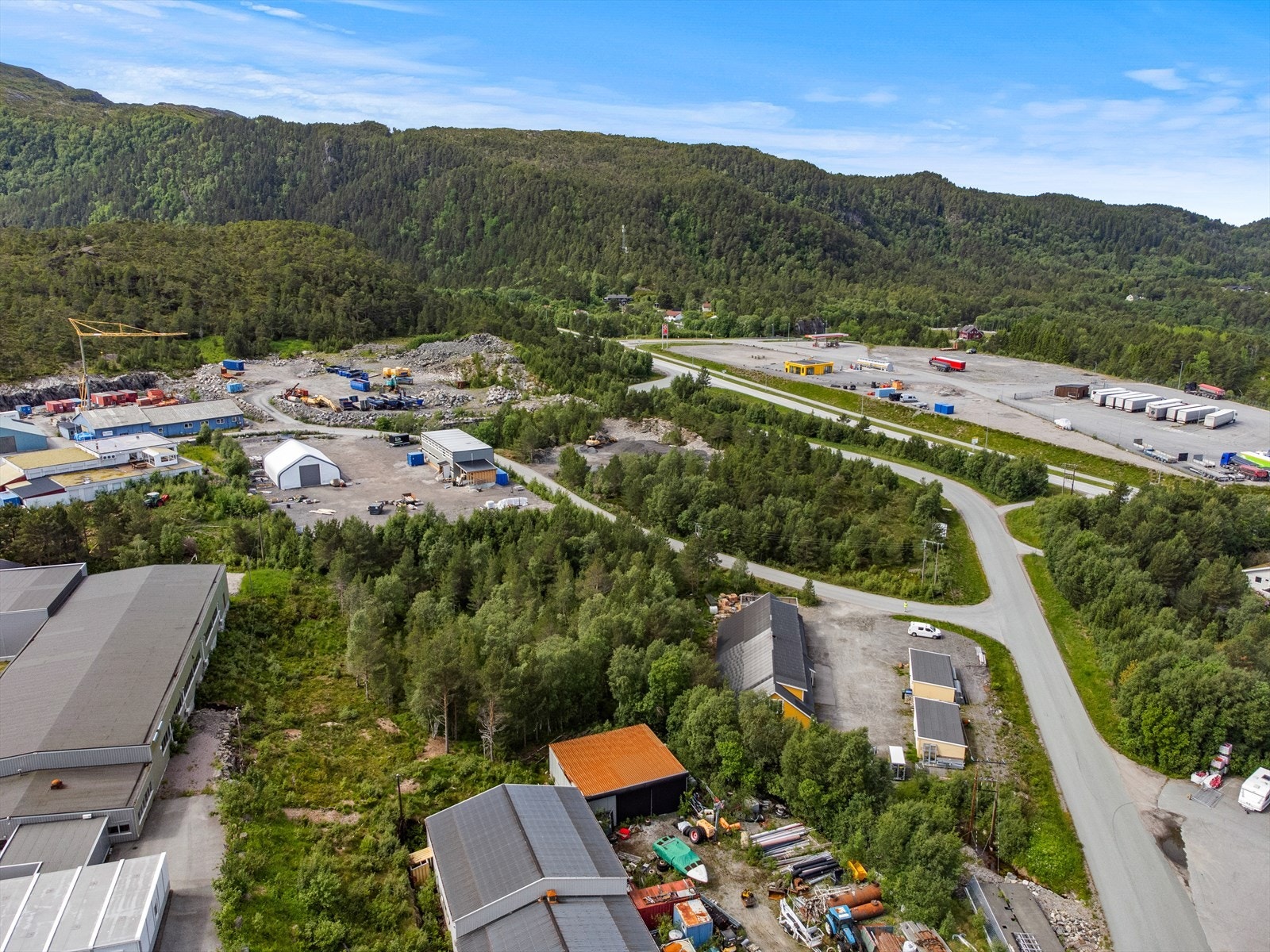 Dronefoto Galleribilde