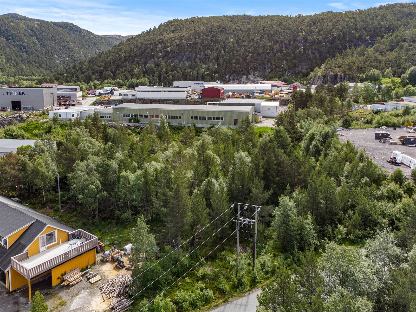 Dronefoto Galleribilde