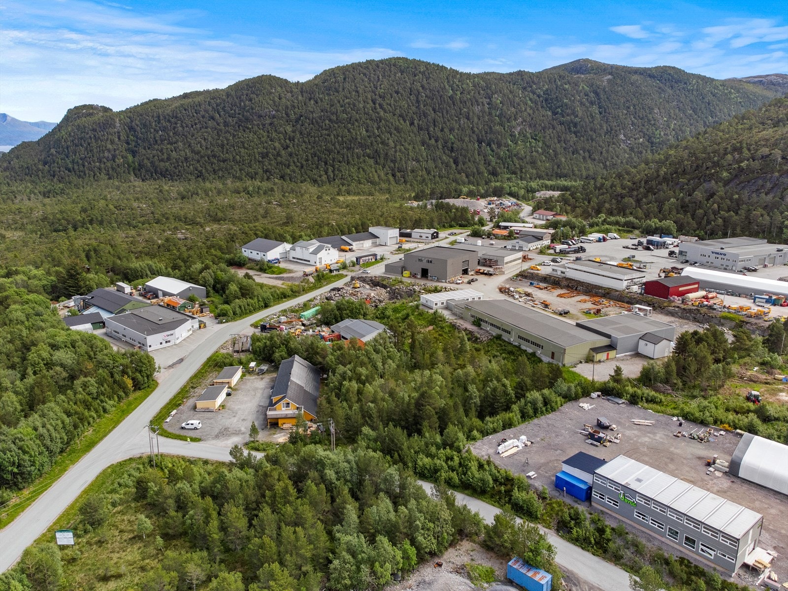 Dronefoto Galleribilde