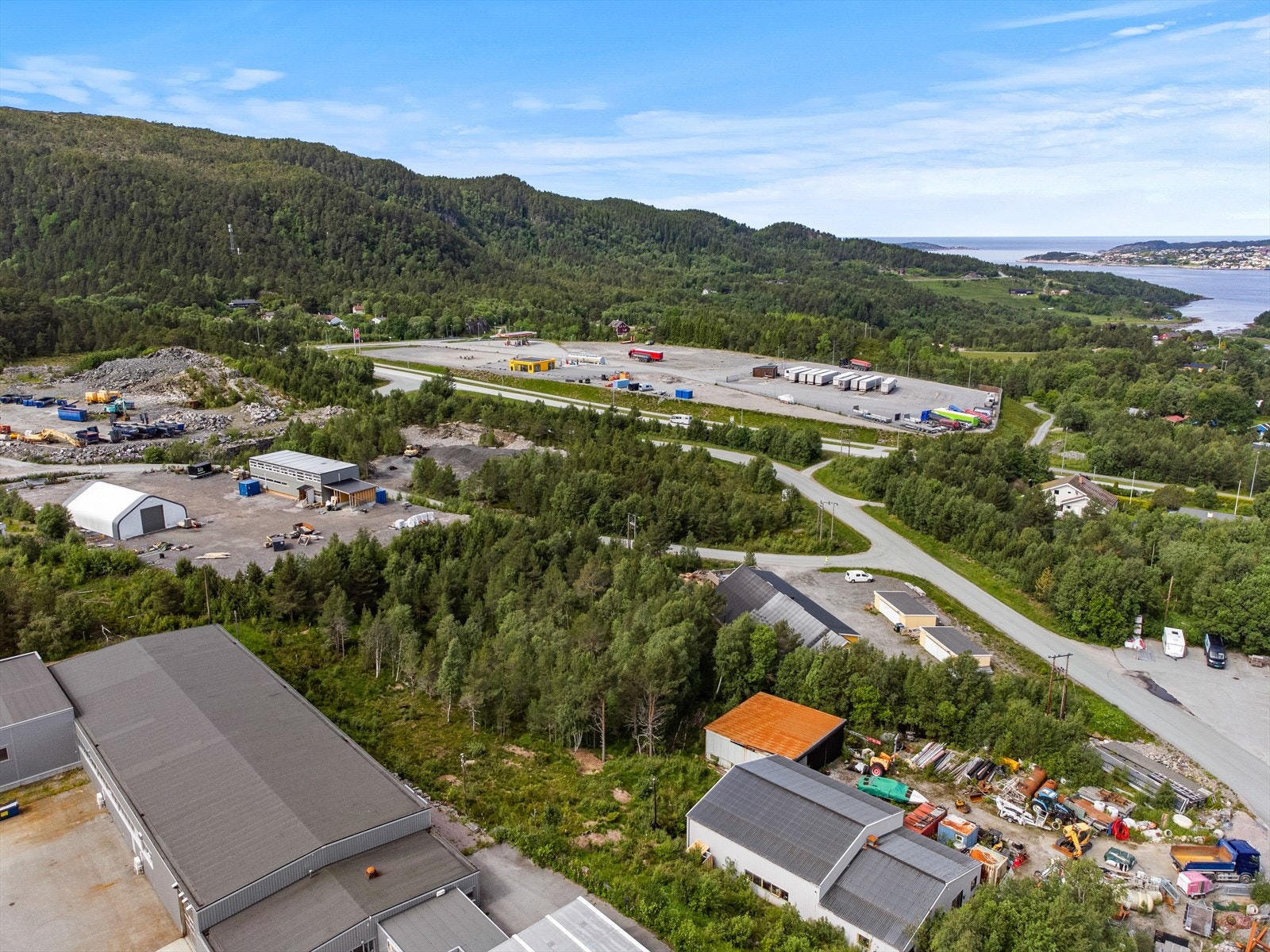 Dronefoto Galleribilde