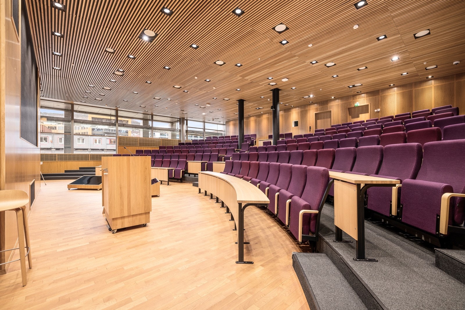 Auditorium i fellesområde Galleribilde