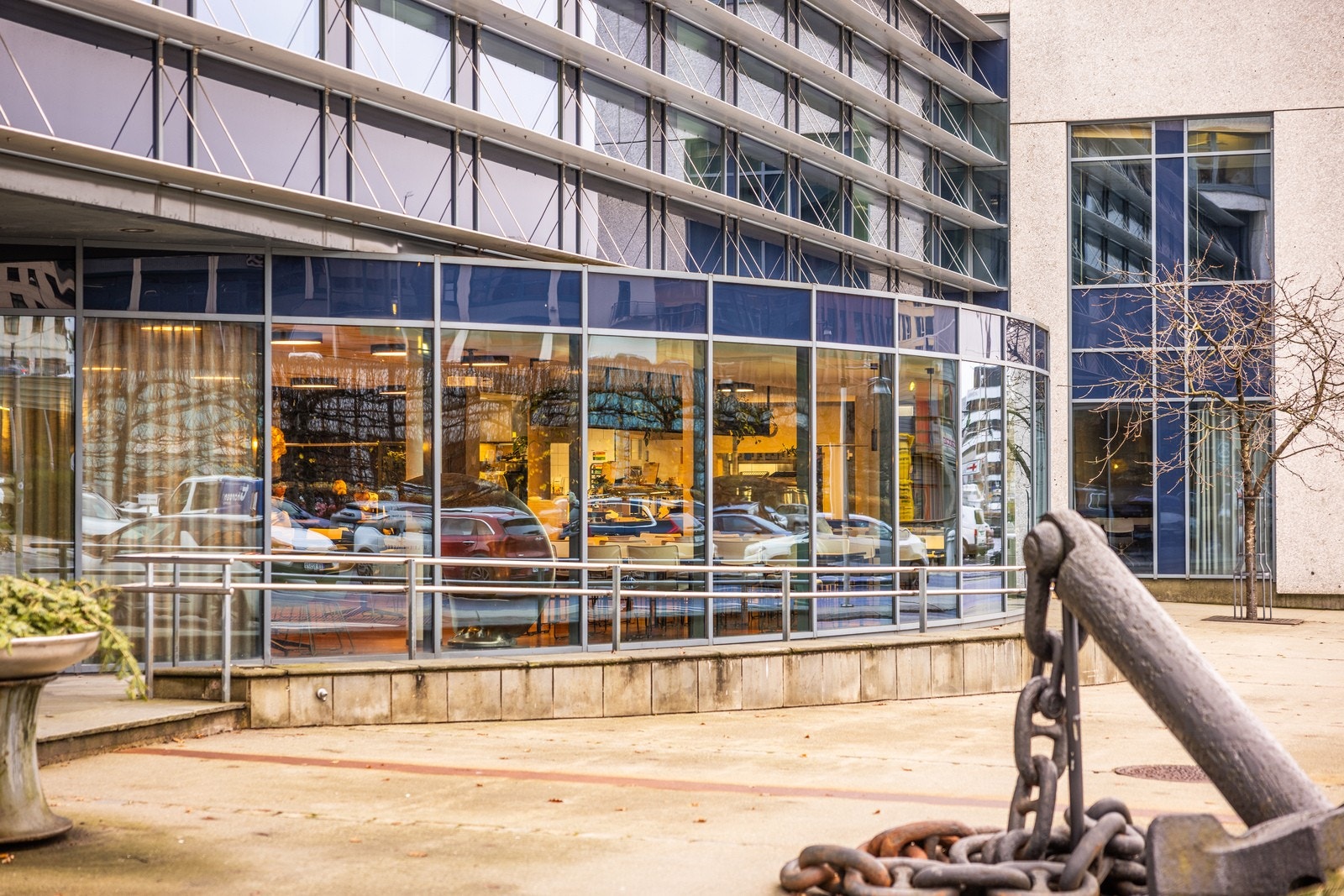 Skipsbyggerhallen kantine i nabobygget Galleribilde