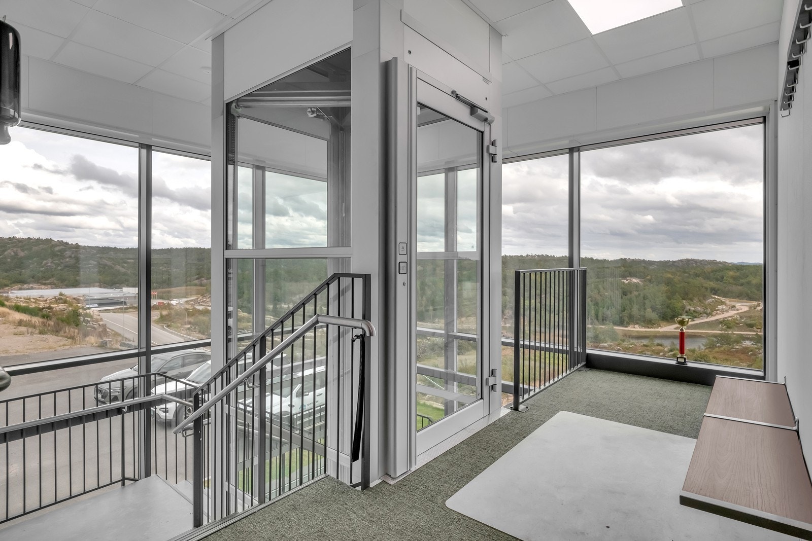 Felles trappeoppgang Galleribilde