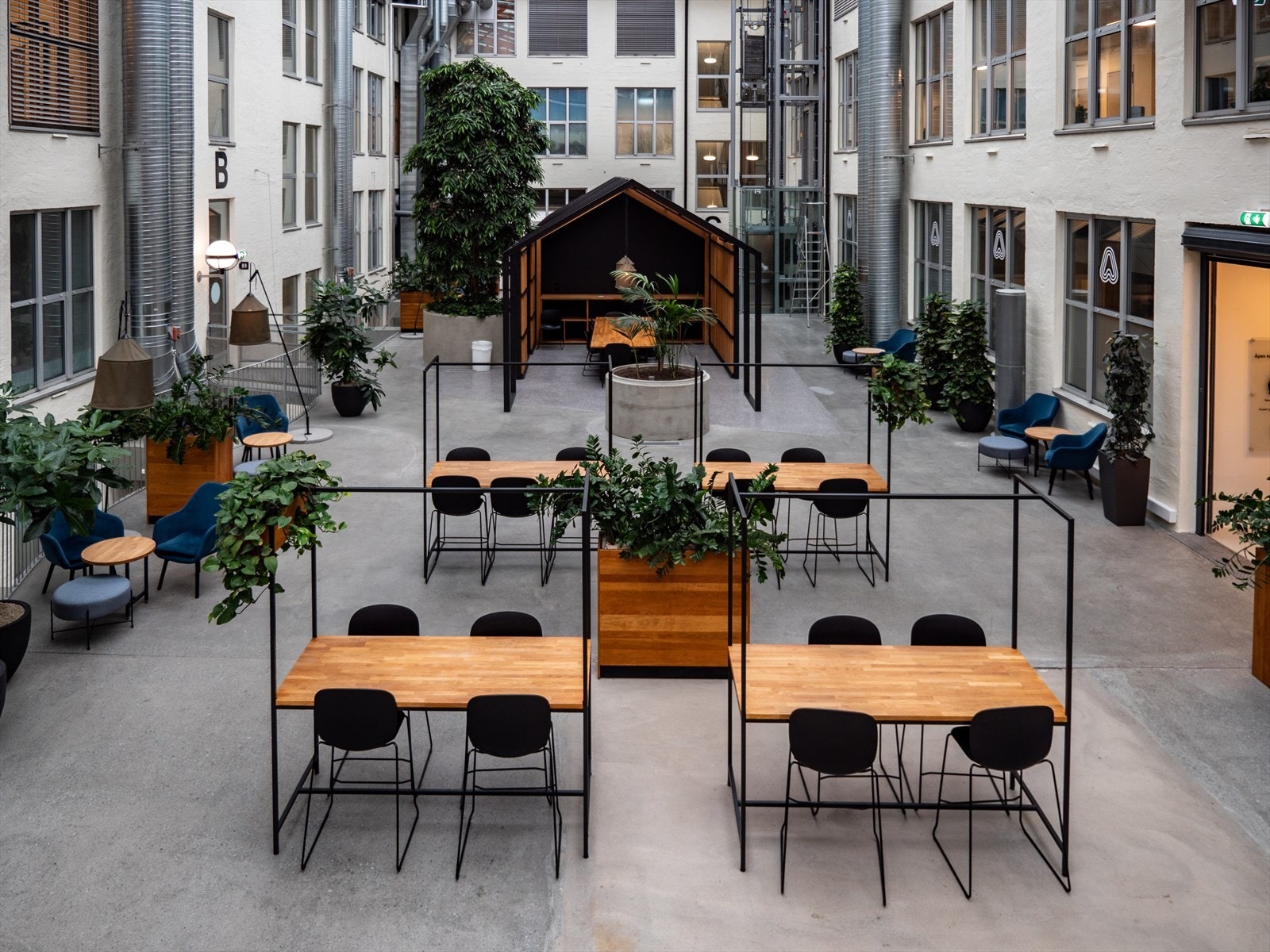 Fellesareal - kantine Galleribilde