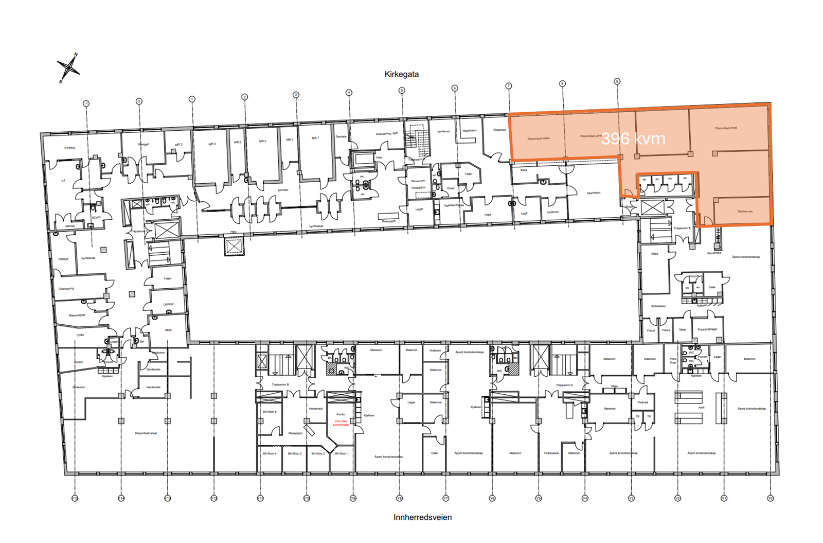 Ledig 4 etasje Galleribilde