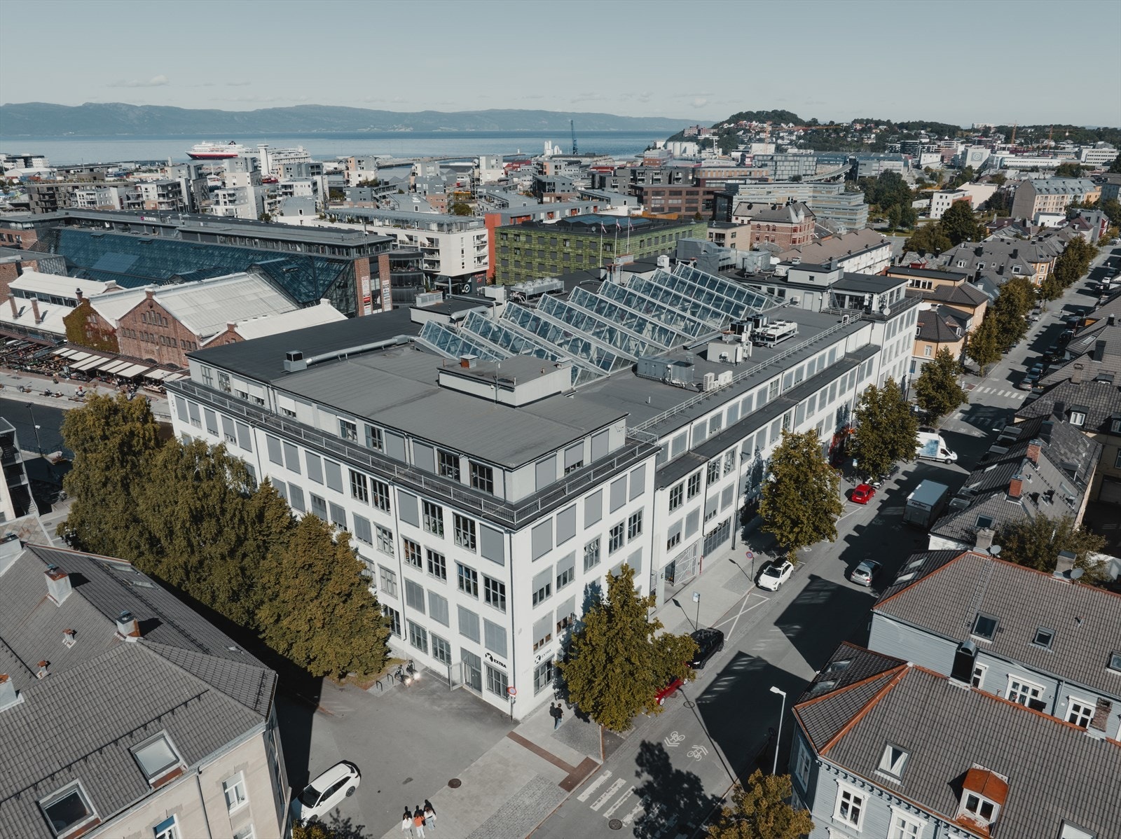 Dronefoto Galleribilde