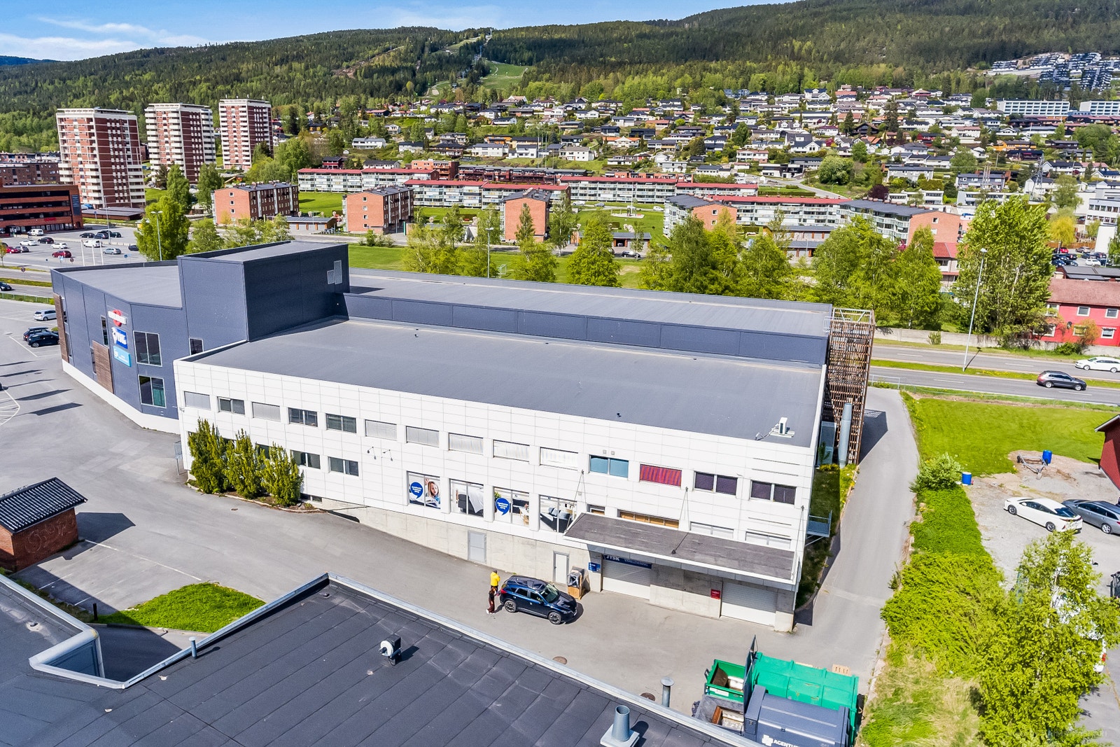 Inngang til minilageret. Galleribilde