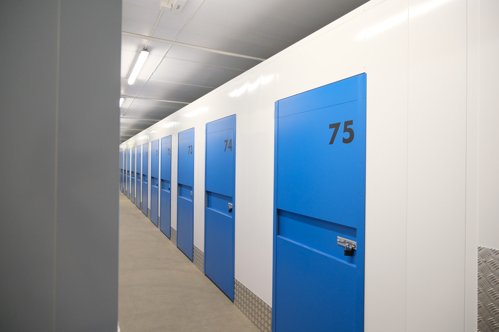 Våre boder er temperert, sikret og har forskjellige størrelser. Galleribilde