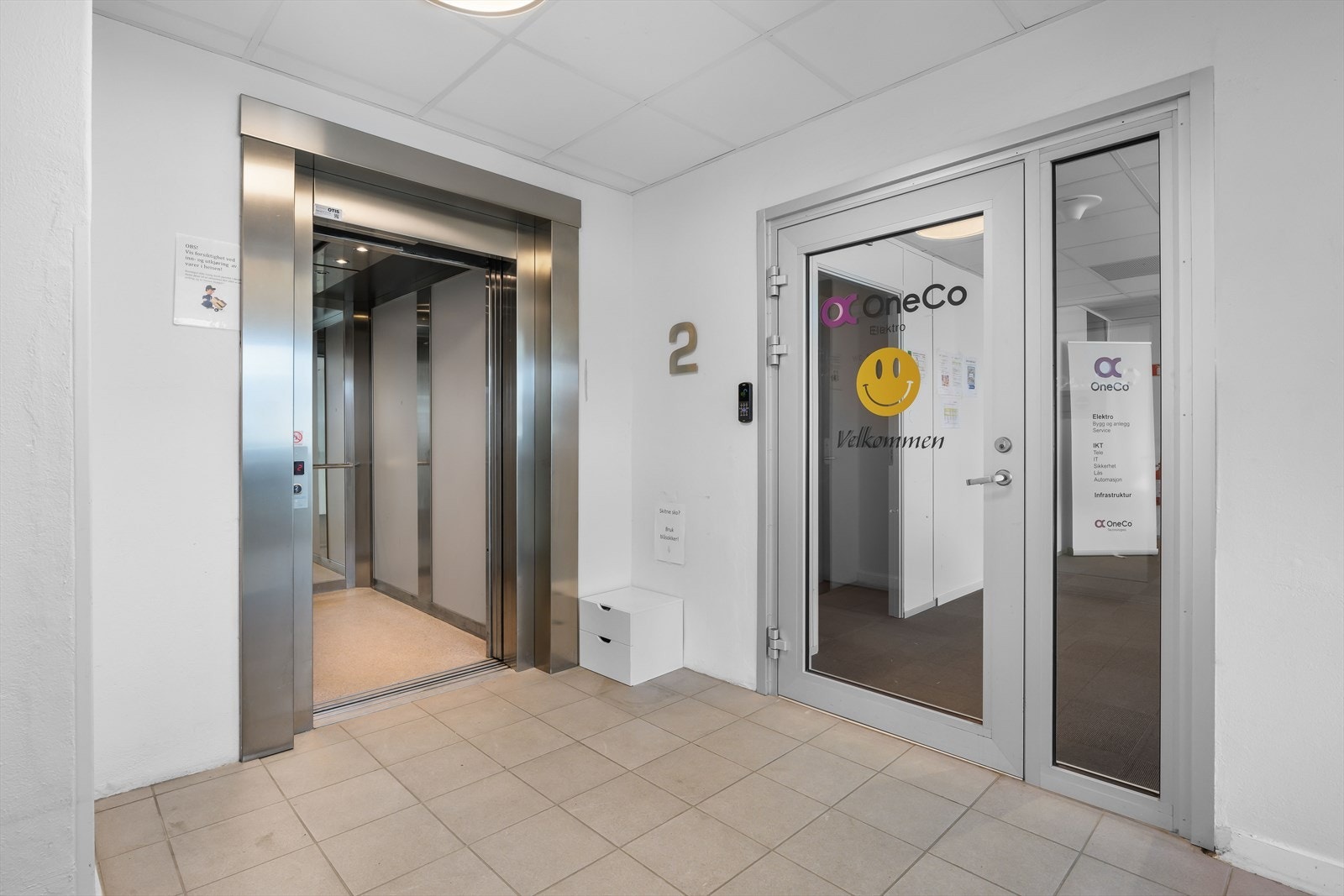 Lokalene er tilgjengelig via heis Galleribilde