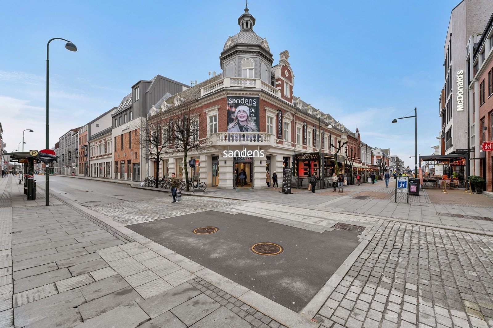 Lokalene ligger i 5. etg i Sandenskvartalet Galleribilde