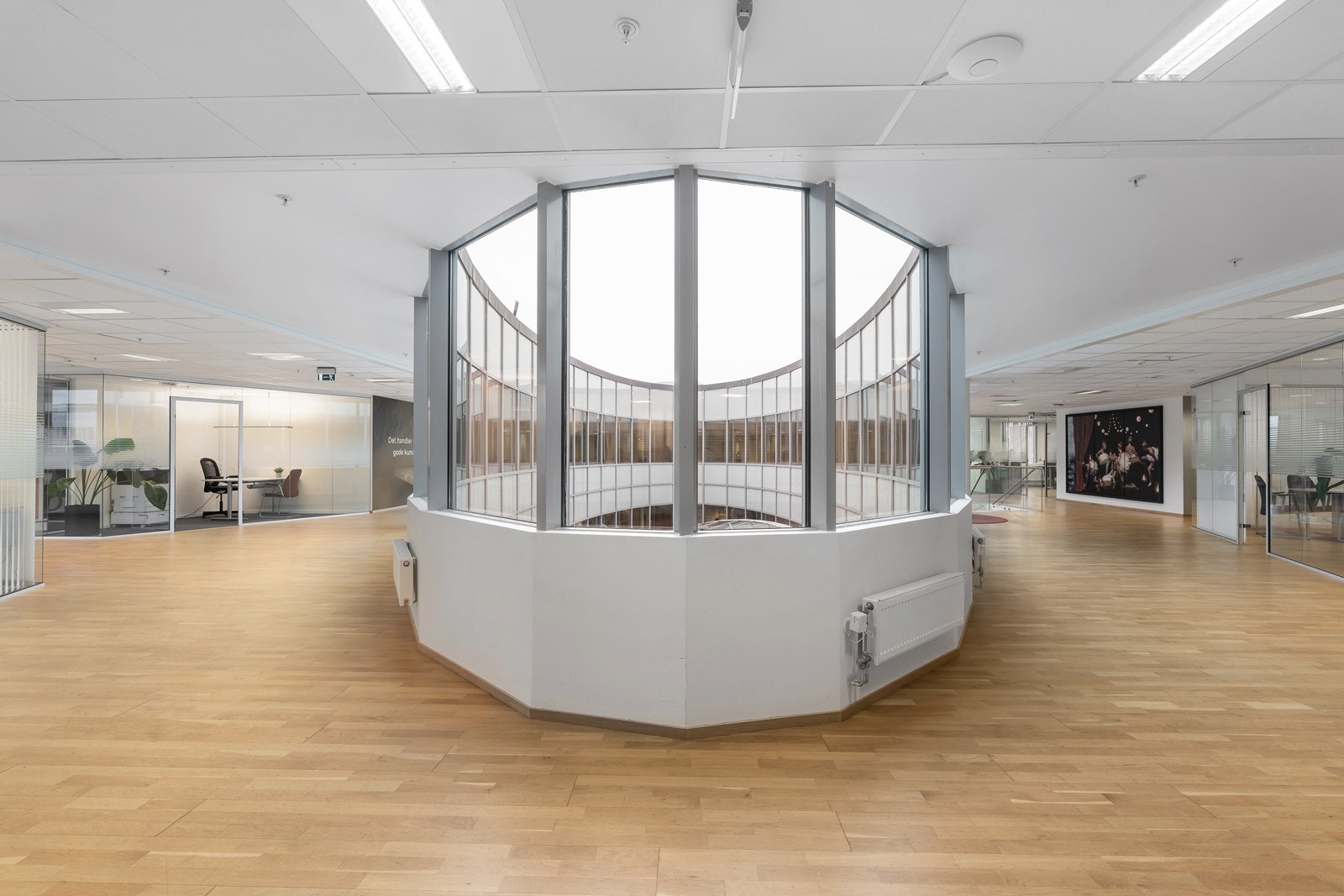 Lyssjakt slipper inn naturlig lys Galleribilde