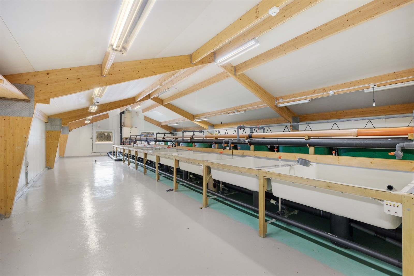 Produksjonshhal i 2. etasje Galleribilde