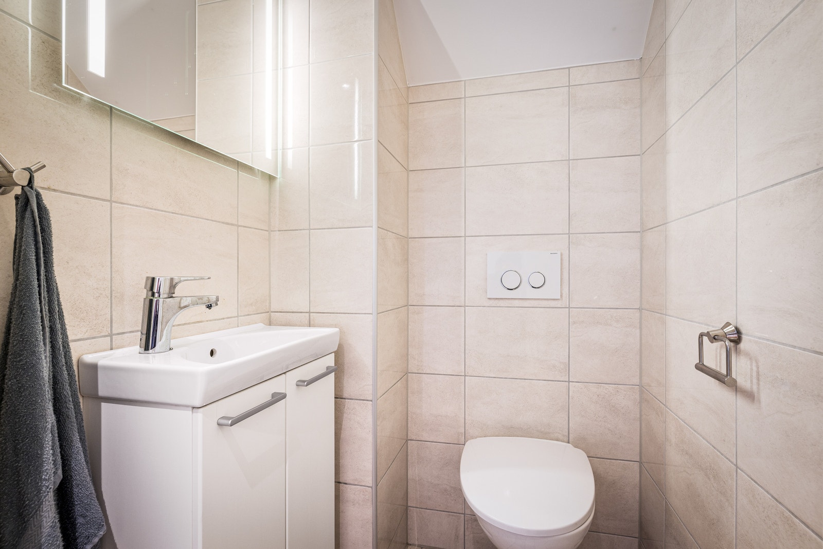 Toalettrom i toppetasjen tilknyttet kontorene Galleribilde