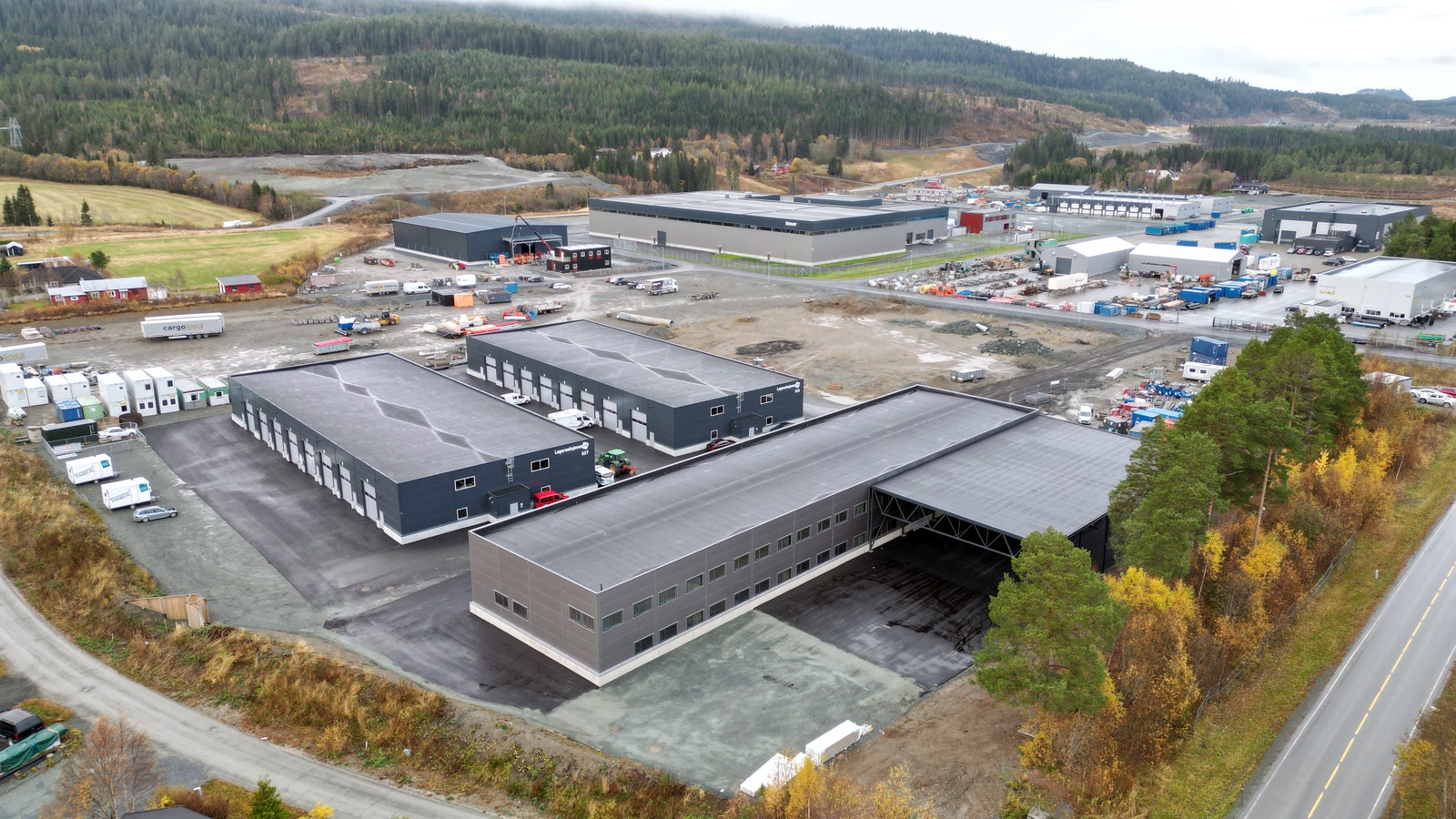 Oversiktsbilde mot nordvest Galleribilde